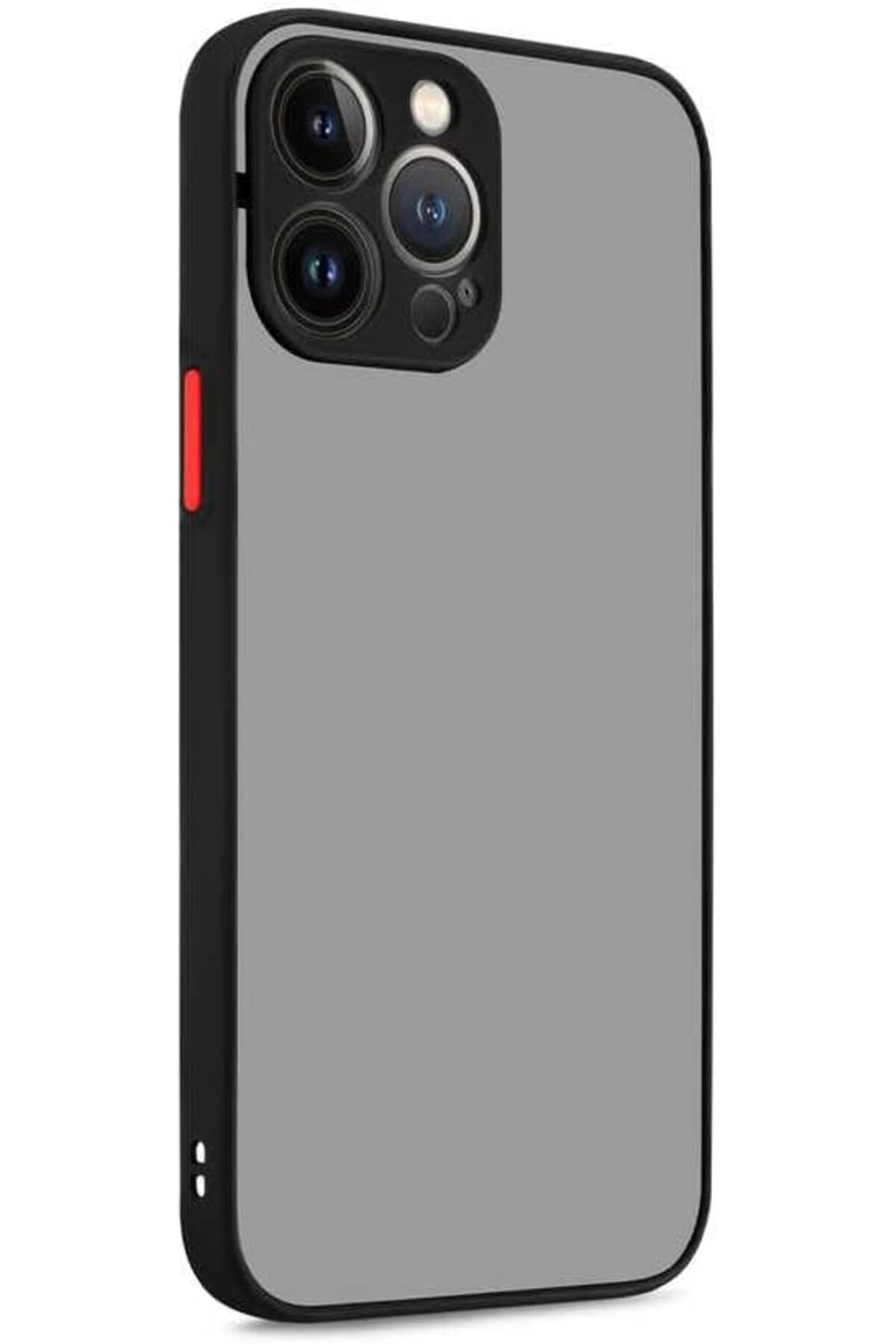KDROĞLU KDROGLU GİYİM & AKSESUAR İphone 15 Pro (6.1) Uyumlu Kenarları Renkli Kamera Korumalı TPU Tr