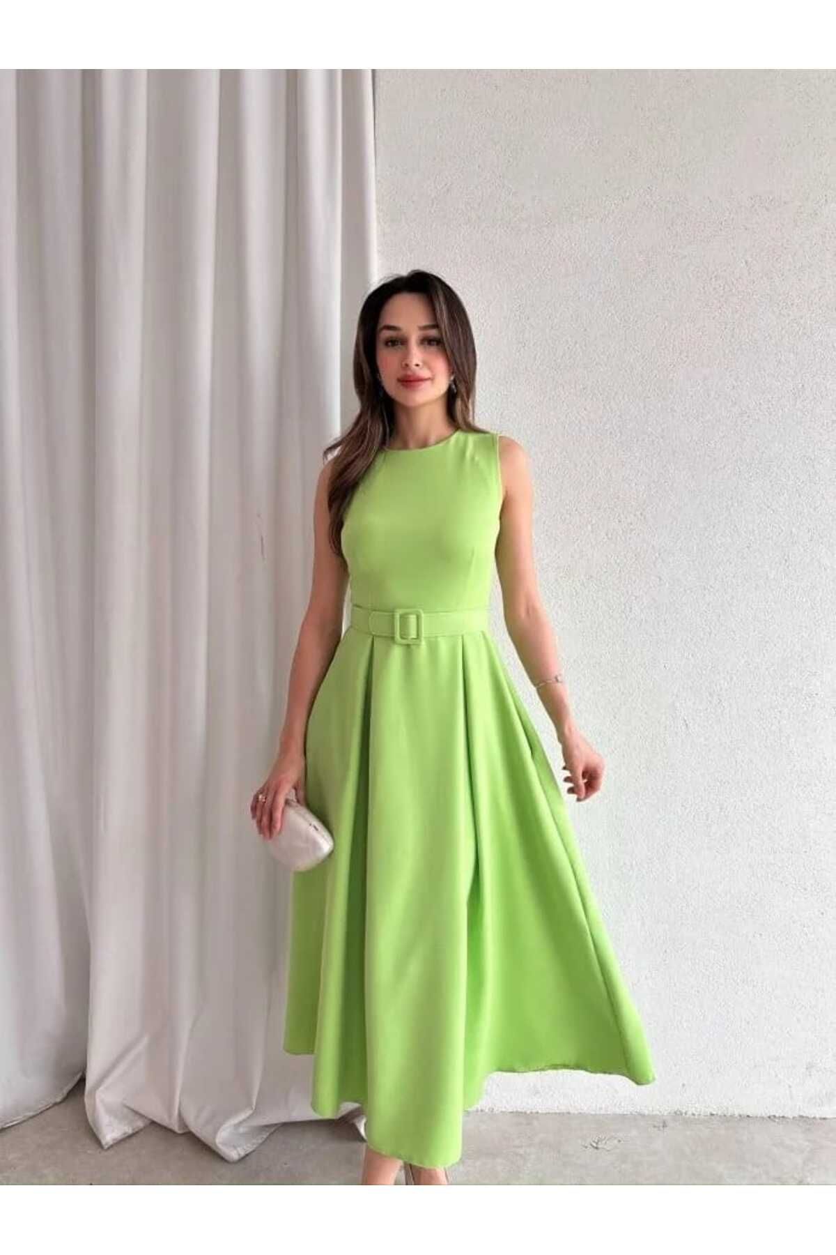 MODA DURAĞI-Garnet Midi Dress 3