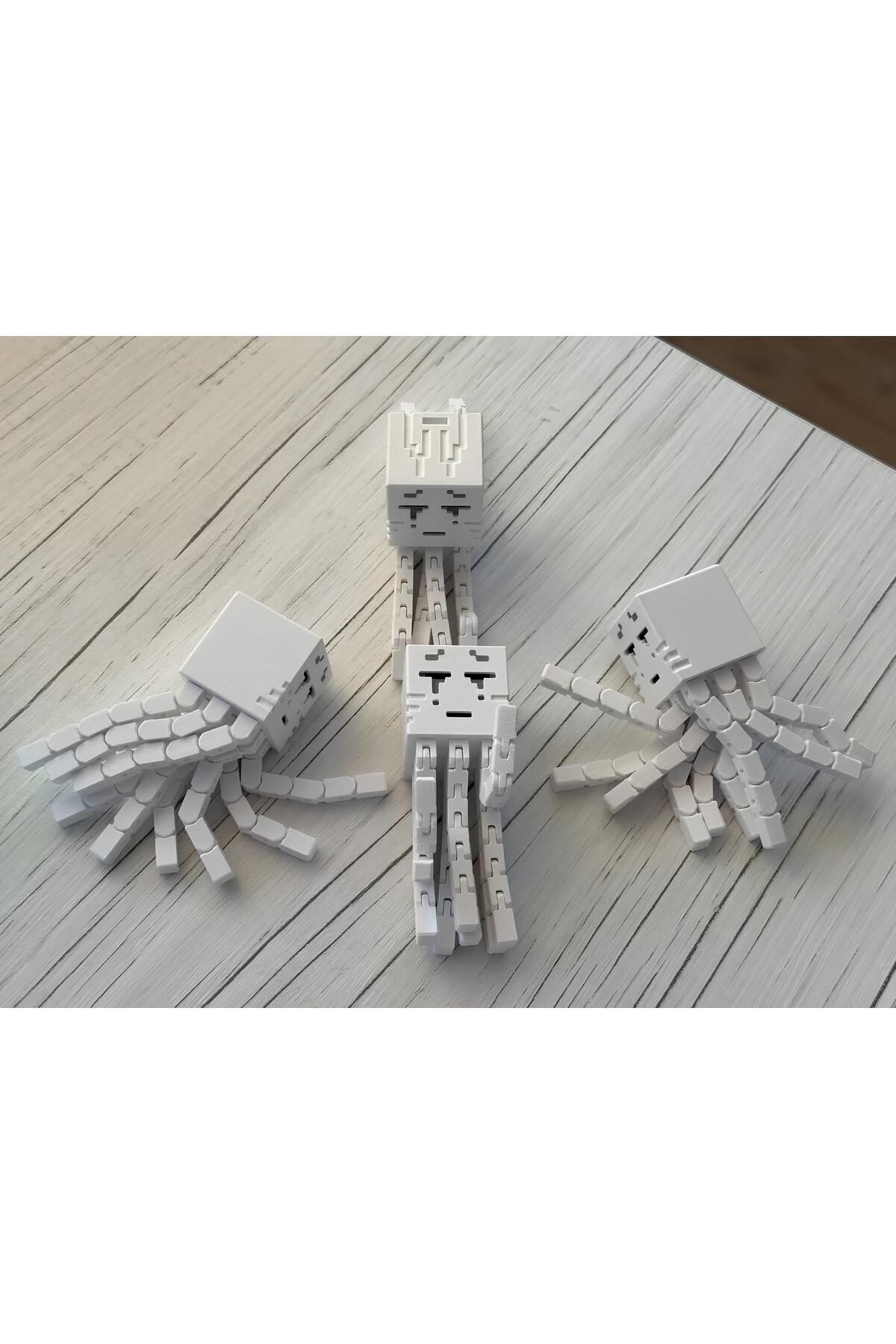 AxeIon Minecraft Ghast Eklemli Yüksek Kaliteli Figür