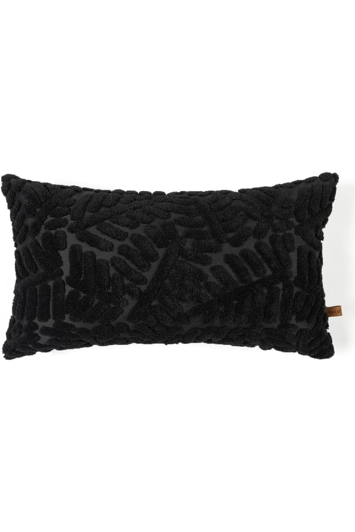 KDROĞLU KDROGLU Jakarlı Kırlent 28x50 cm Forest Siyah New Desing 1109836