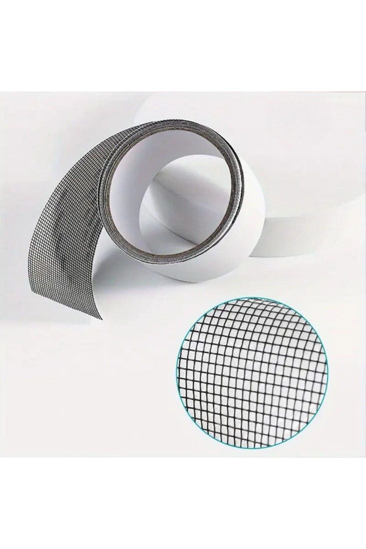 yenitoptan ® Güçlü Yapışkanlı Pencere Tamir Bandı, Böcek Önleyici Yama Bandı 2 mt x 5 cm