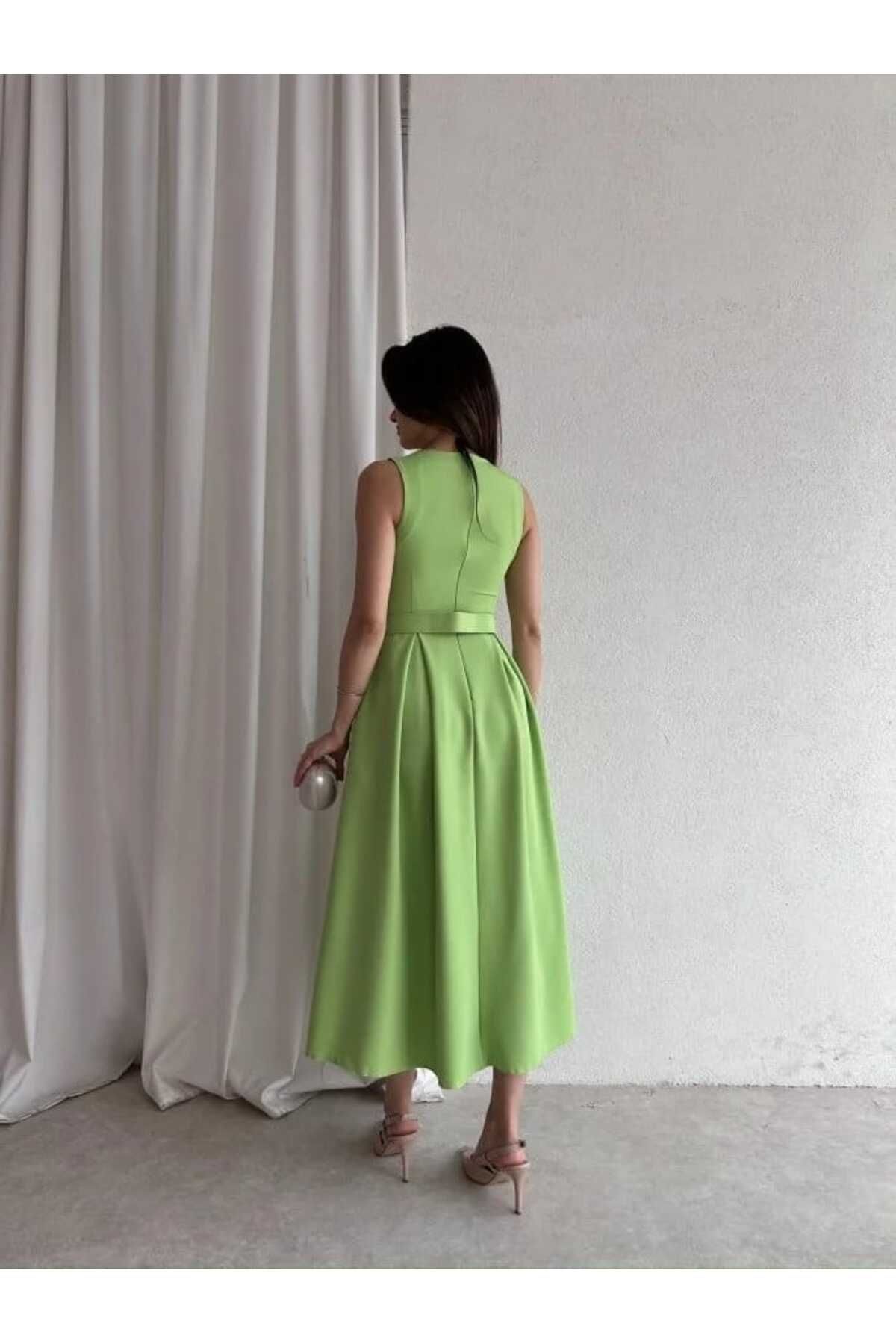 MODA DURAĞI-Garnet Midi Dress 2