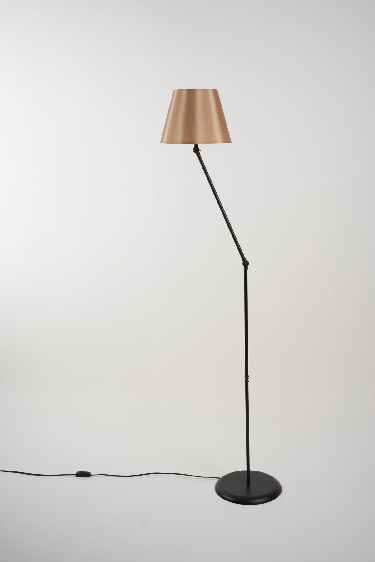 teknotrust Cosby Metal Lambader Siyah-Çöl Beji (25x25x145 cm)