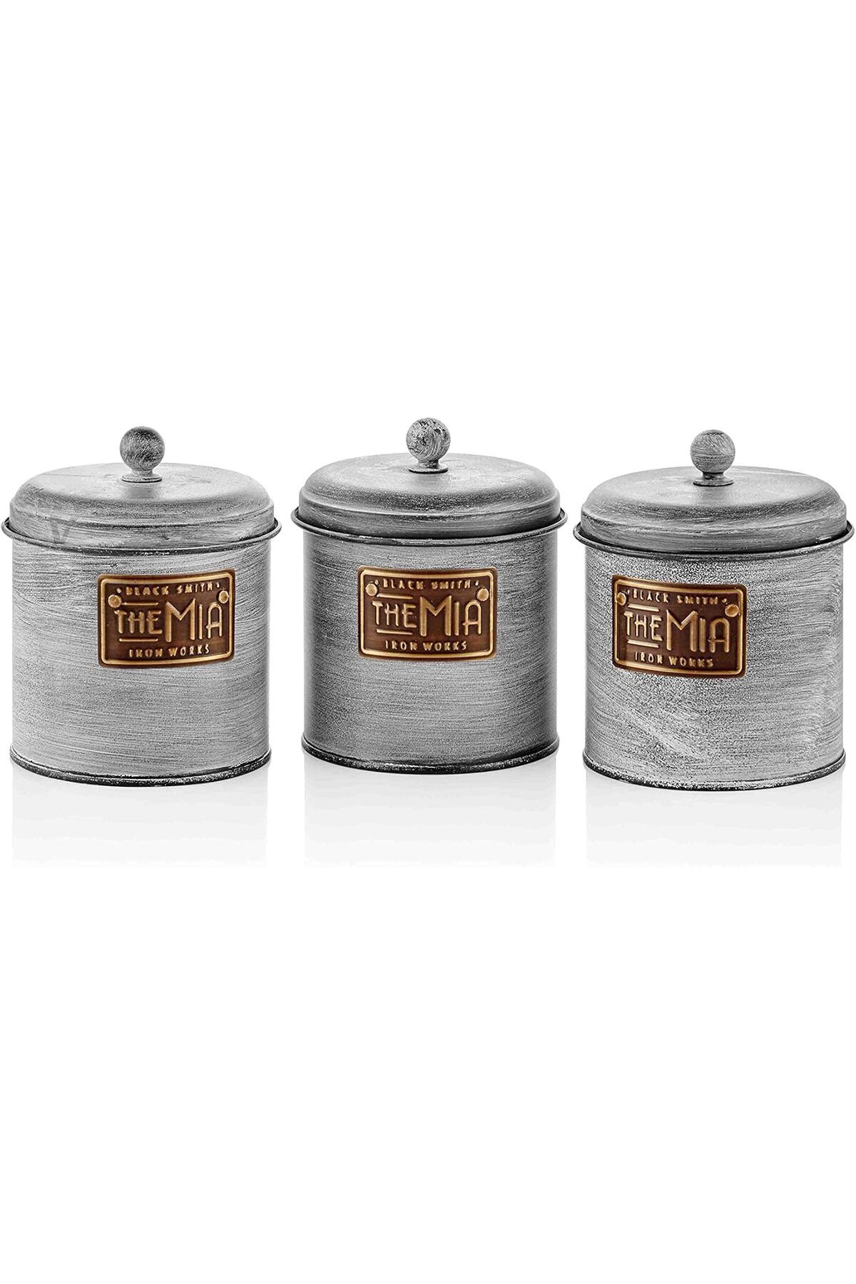KDROĞLU KDROGLU Mia Çay Şeker Kahve Kavanozu 17 Cm - Stone New Desing 1109836