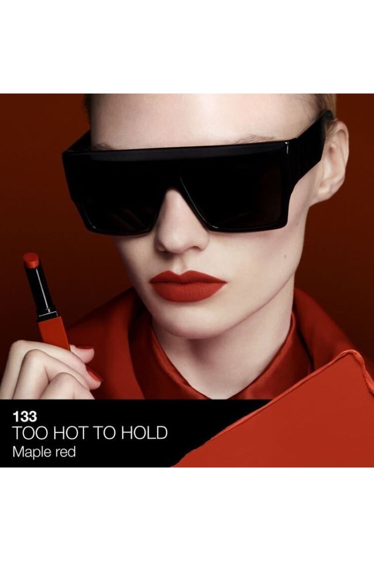 Nars-133 Too Hot to Hold Syrup Red Ultra Intense Matte Textured Powermatte Lipstick Lipstick 1.5 Gr 4