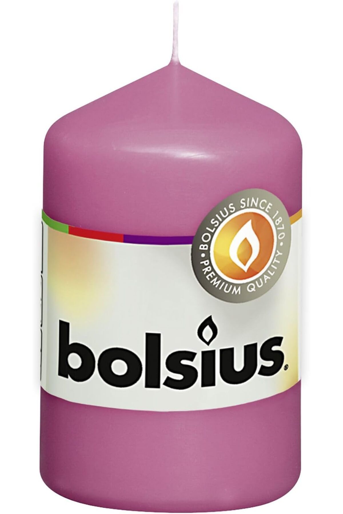 mazıdağı mazzıdağ Fuşya Renginde Blok Mum - 80/48mm - 15 Saat Yanma Süresi new store 1133631