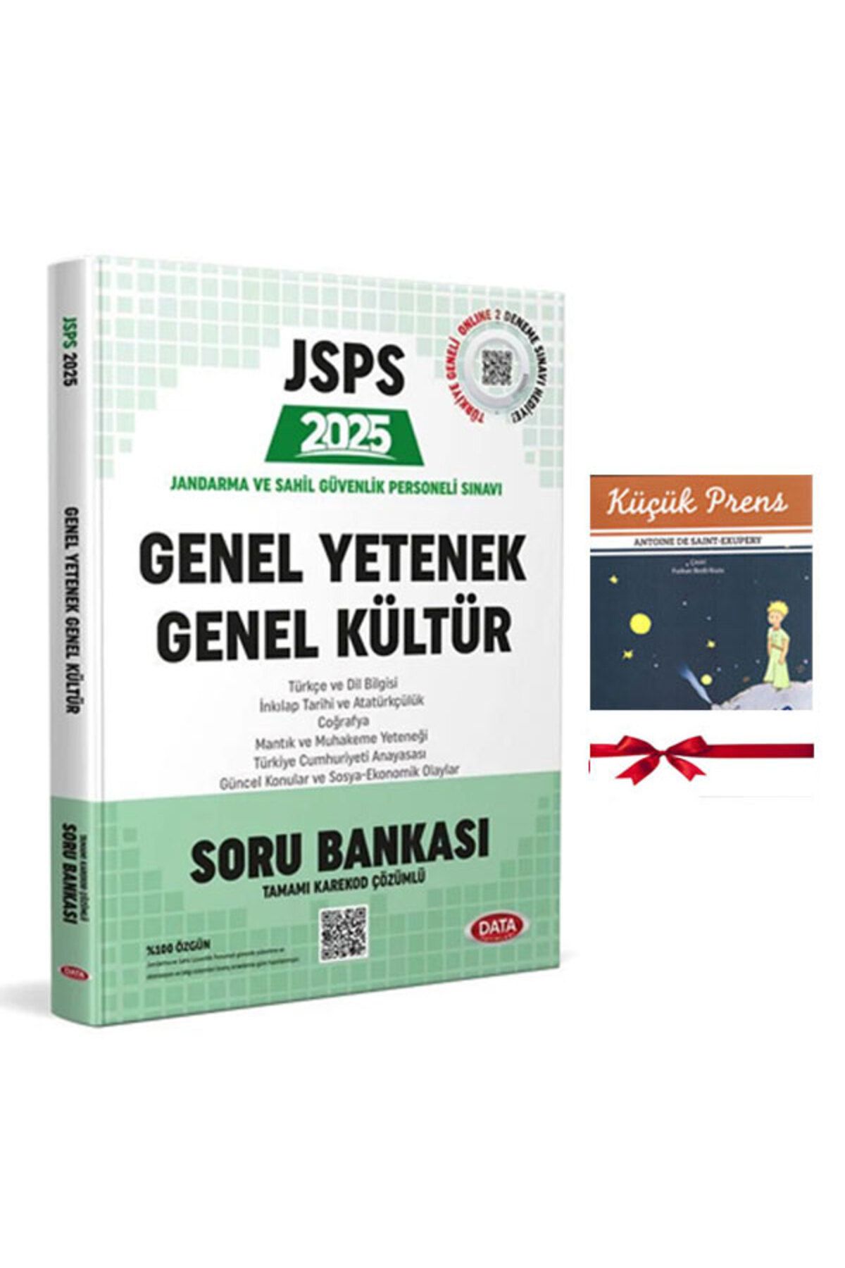 Data Yayınları 2025 JSPS Genel Yetenek Genel Kültür Soru Kitabı Türkiye Geneli Online 2 Deneme Sınavı Hediye