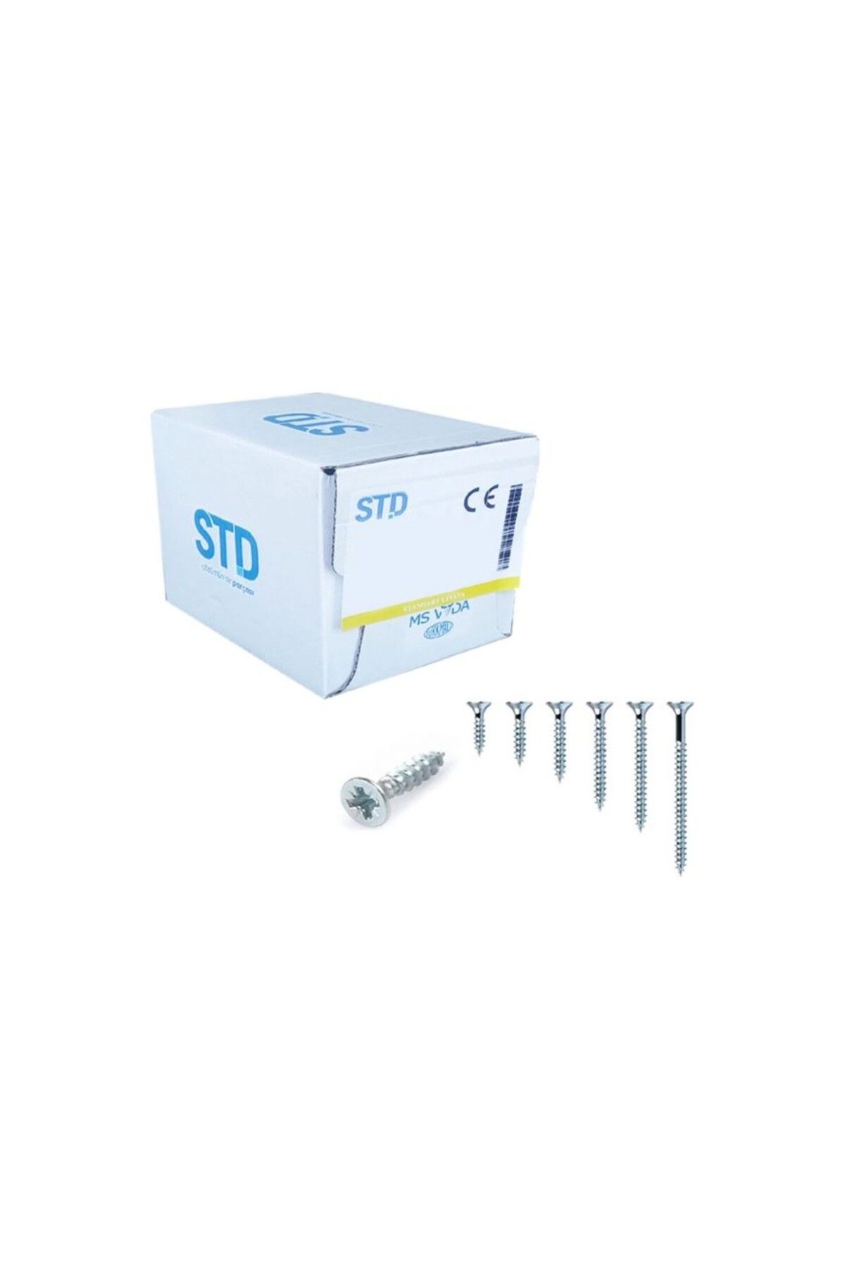 Std 6*100 STD Sunta Vidası Beyaz (100 adet)