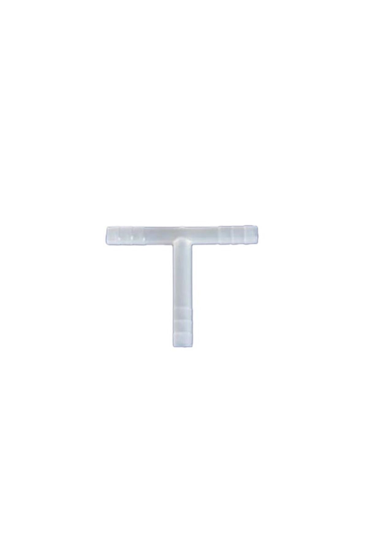 TRAY Adaptör Hortum için Plastik T Form Ø 6 mm