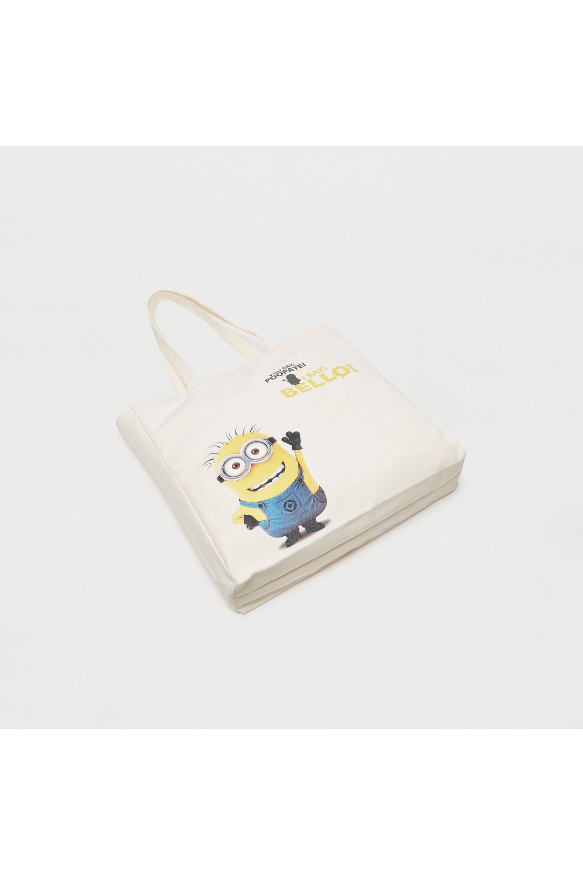 SP Characters-Minion Print Shopper Bag with Double Handle 3