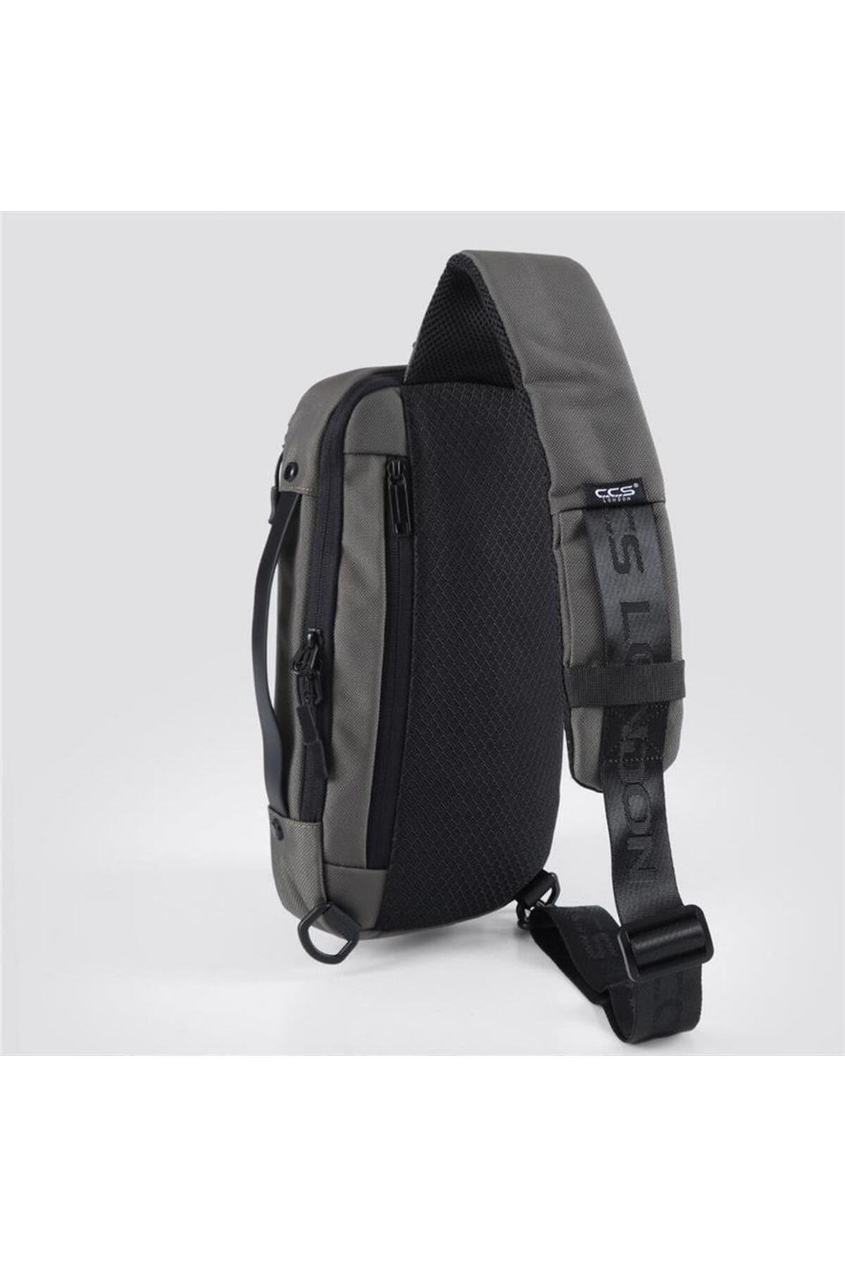 ÇÇS-Ççs 31407 Single Shoulder Strap Backpack and Chest Bag Green 6