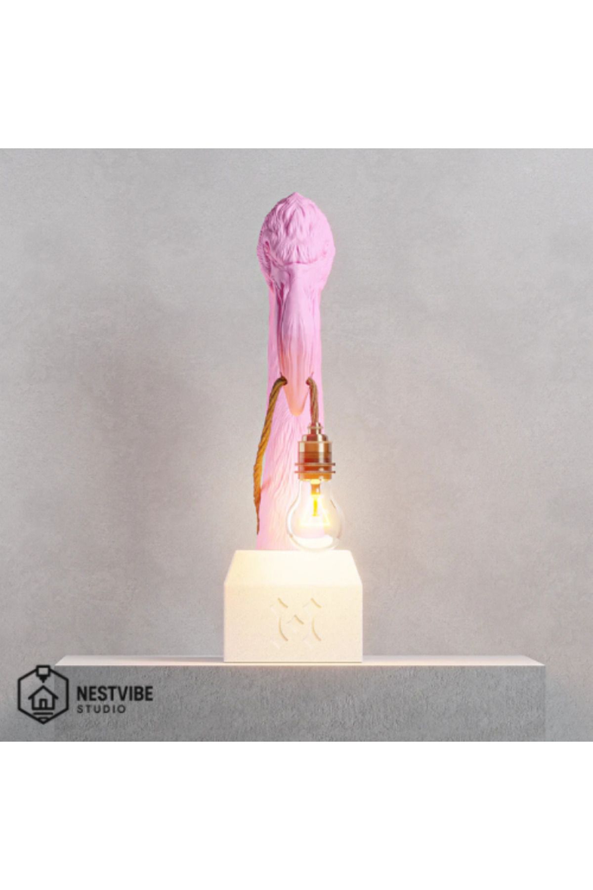 DREAM MODE-Stylish Table Lamp with Flamingo Head Design Nestvibe Studio Special Series 2