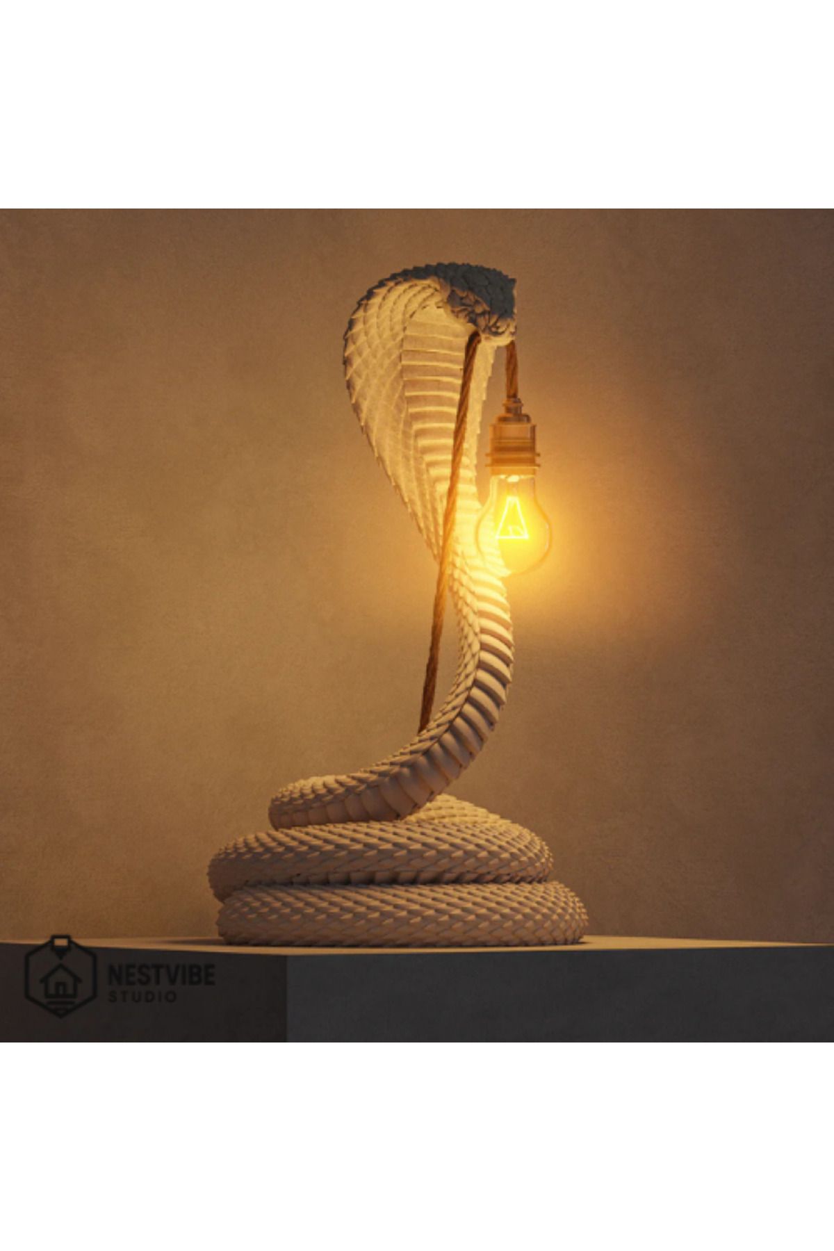 DREAM MODE-Stylish Table Lamp Nestvibe Special Series with Cobra Design 3