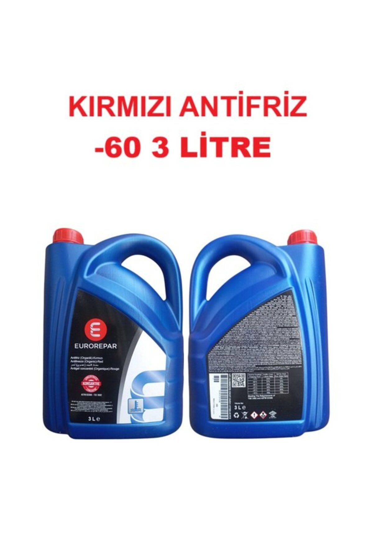 EUROREPAR ANTİFRİZ KIRMIZI -60 DERECE 3 LİTRE (EUROREPAR)