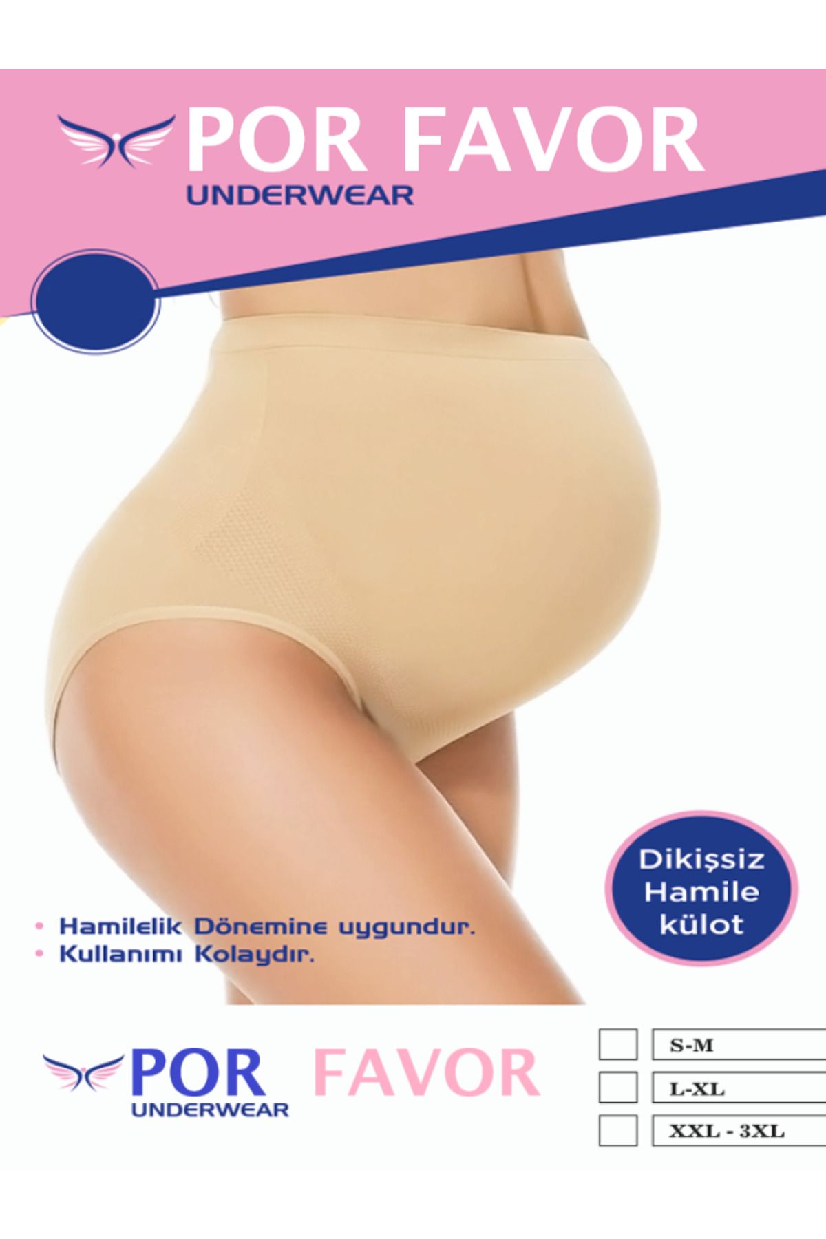 Por Favor Dikişsiz Hamile Külodu