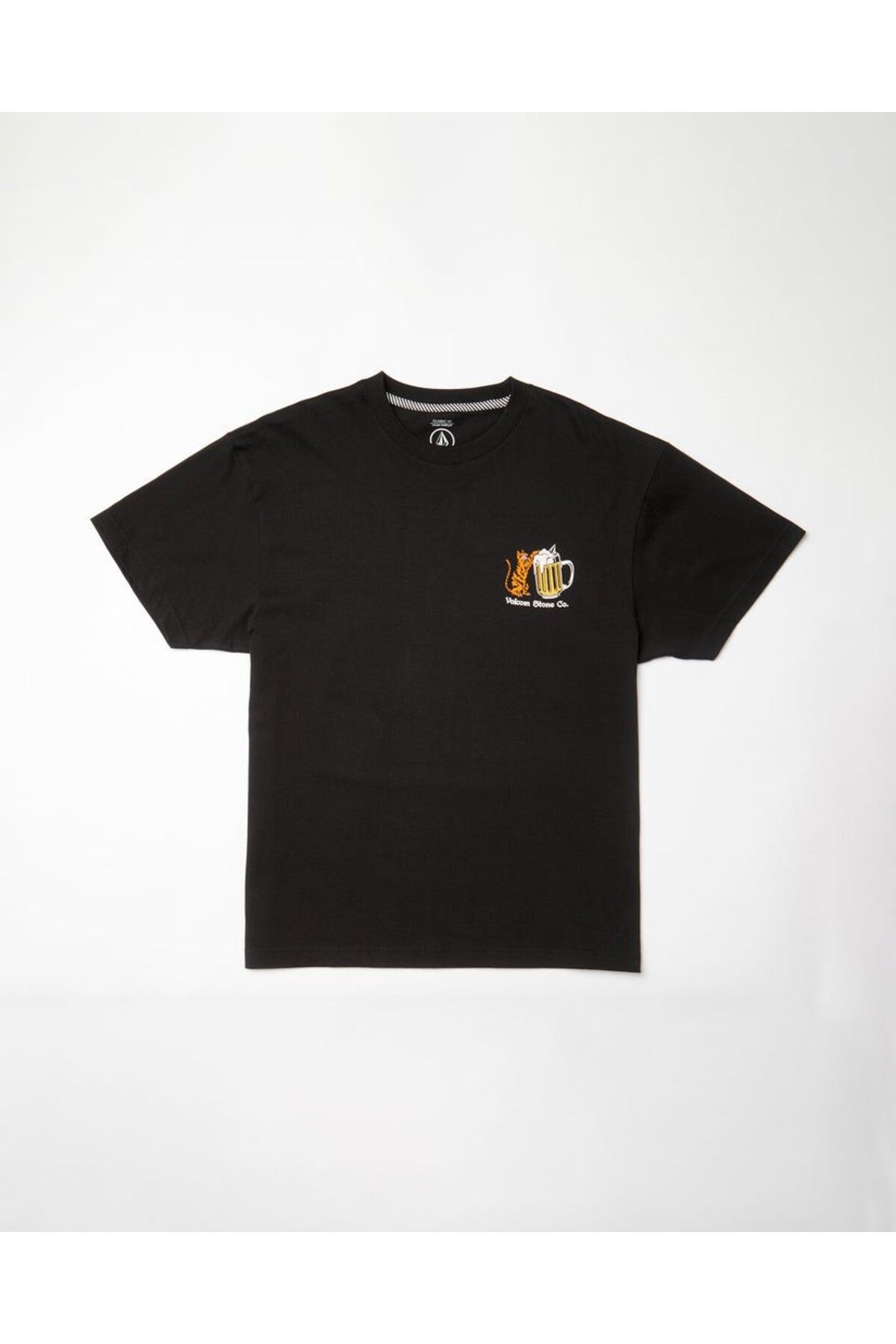 Volcom-Curious Cat Sst Blk T-Shirt 7