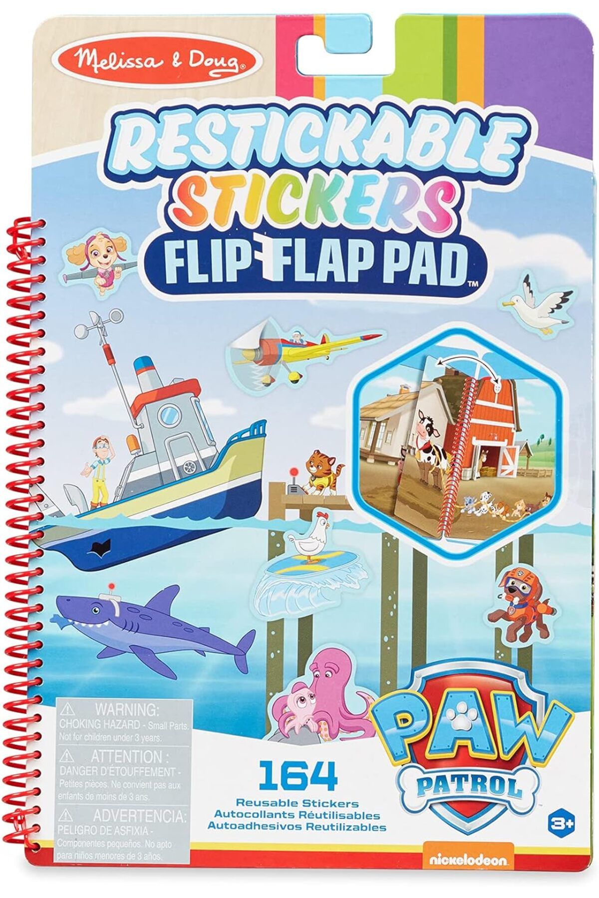 STOREMAX Sbl & Doug PAW Patrol Yeniden Kullanılabilir Çıkartma Defteri - Macera Koyu SBLShp 1064356