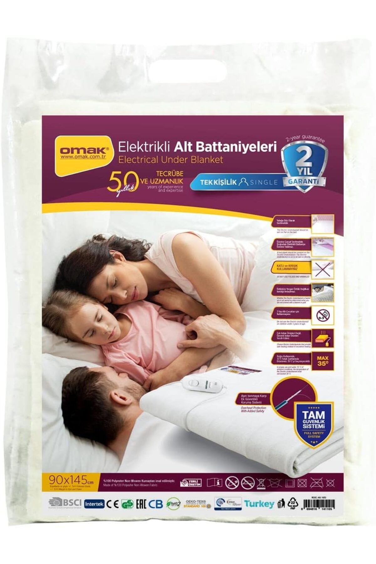 LUXE Tek Kişilik Elektrikli Battaniye LXSHP 1055529