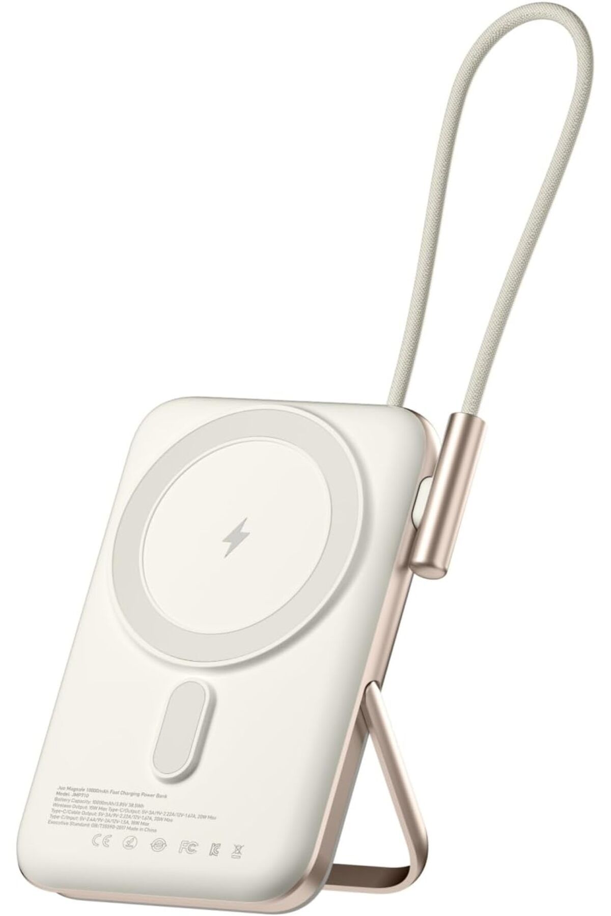 STOREMAX Magsafe Powerbank 10000mAh Standlı 20W Dahili Type-C Kablolu Taşınabilir Hızlı Şarj Cihazı B