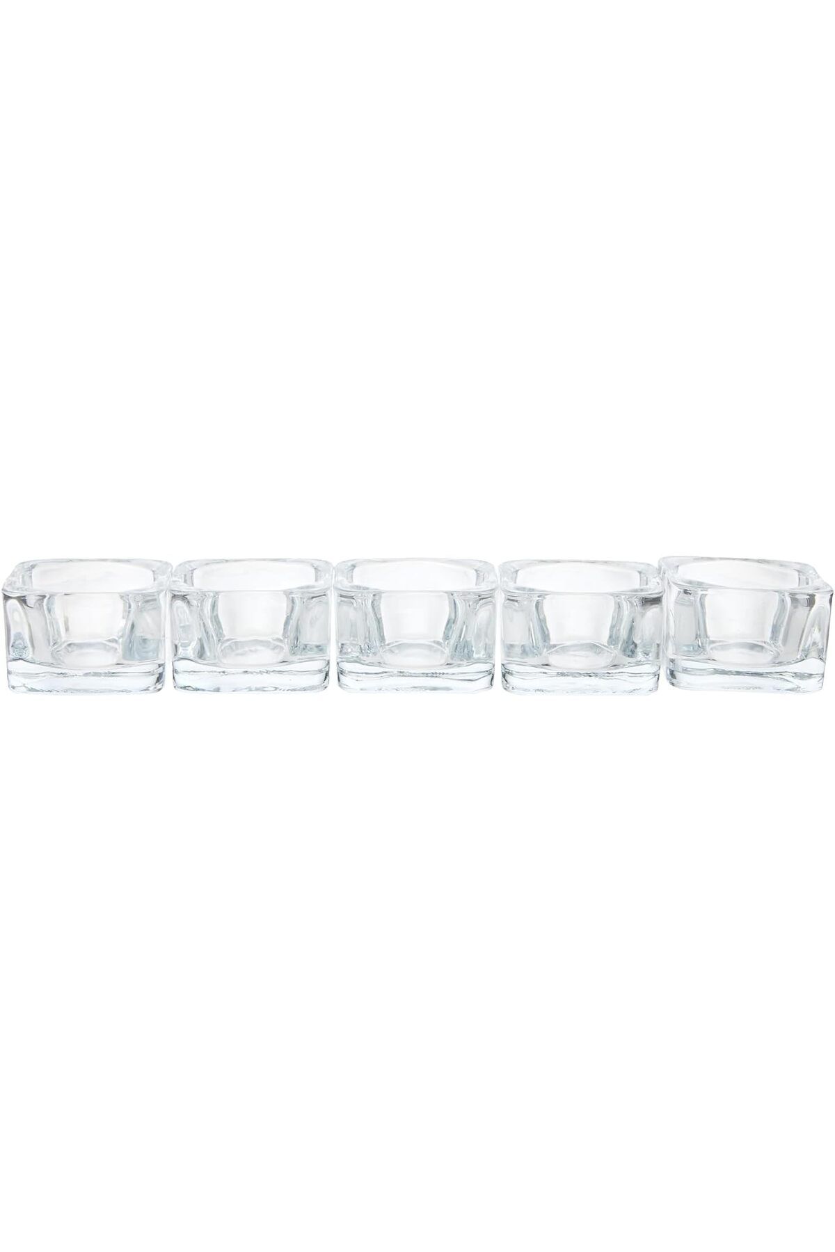 STOREMAX Rom Glasig mumluk şeffaf cam; (5 x 5 cm); 5 adet Romshp 1067323