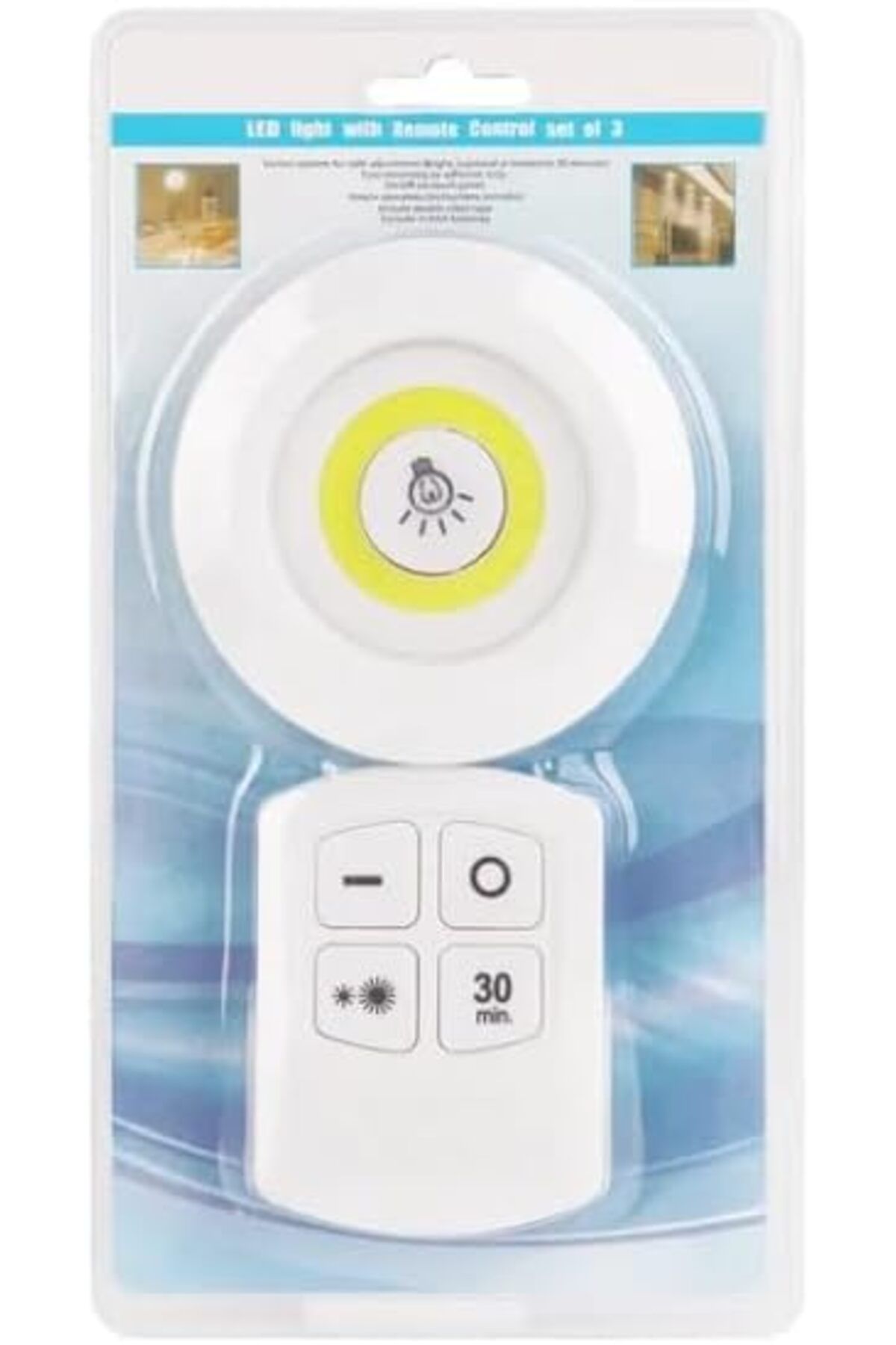 STOREMAX H1COB Uzaktan Kumandalı Tekli Spot Lamba Pilli Dolap Altı Spot ELZFRNTR 1127478