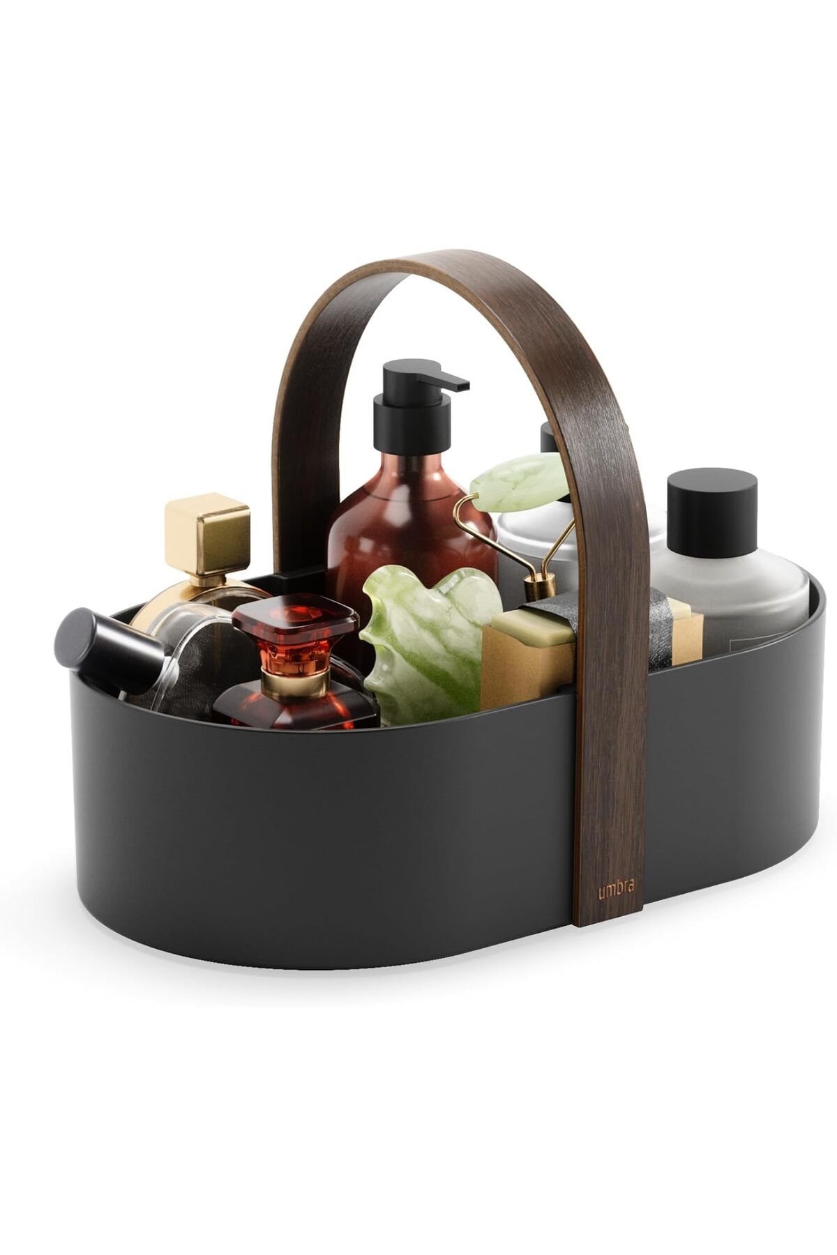 LUXE Bellwood Caddy çıkarılabilir ayırma duvarlı, kozmetik, ofis malzemeleri ve daha fazlası için
