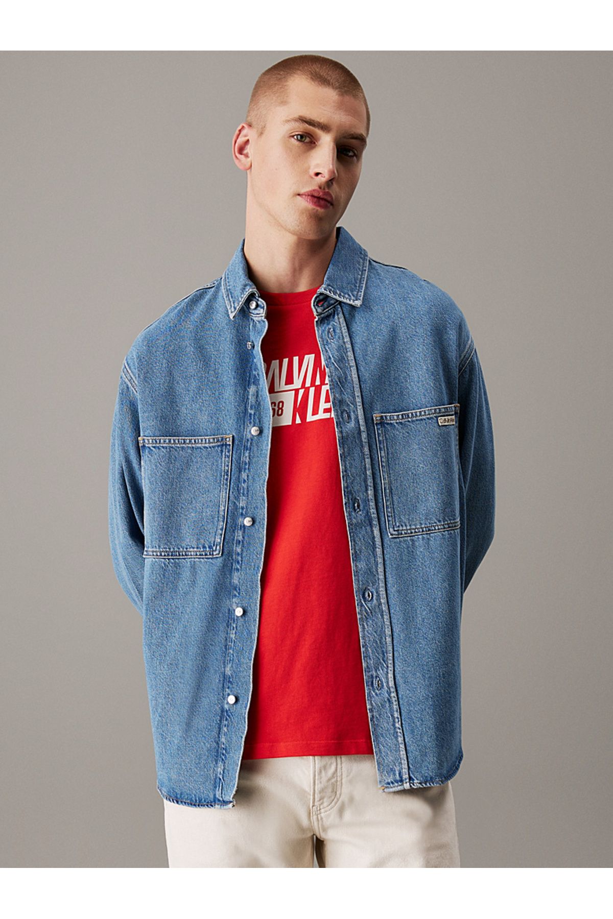 Calvin Klein Relaxed Denim Shirt - Gömlek