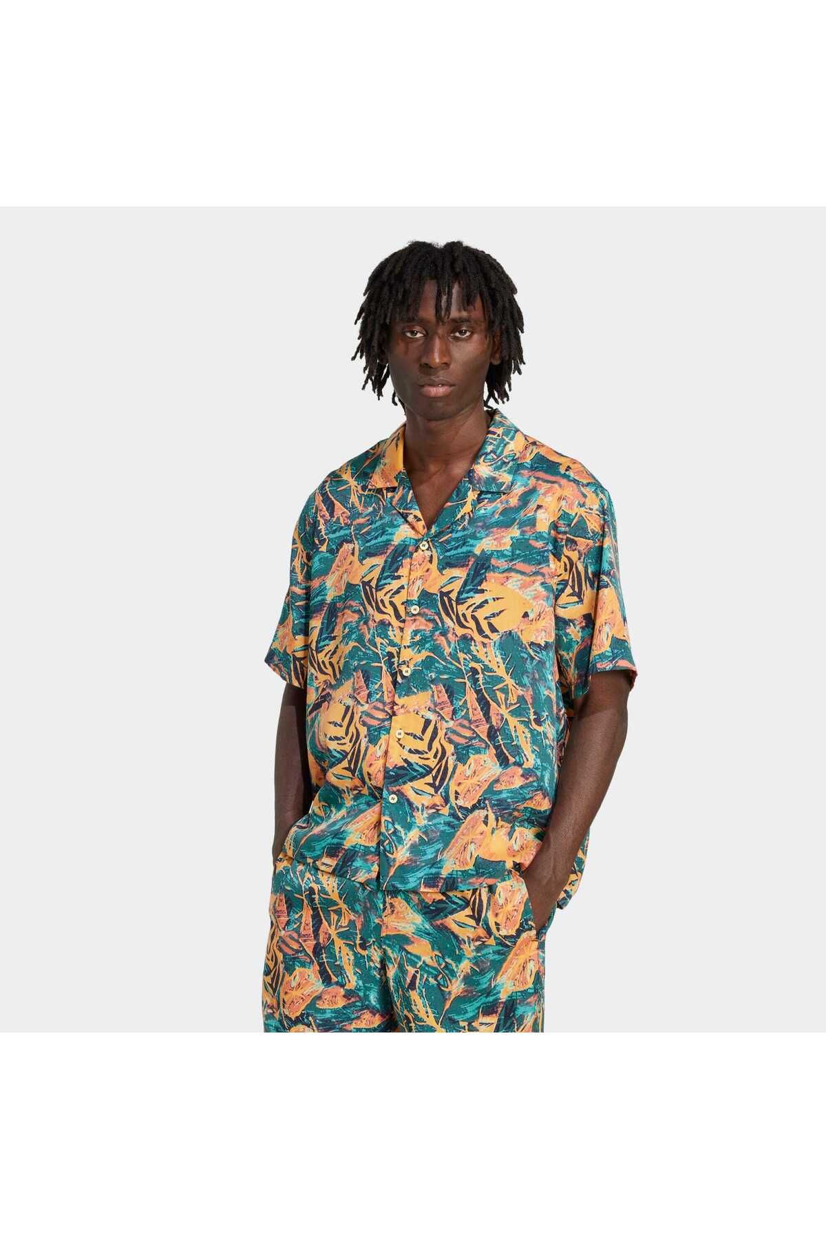adidas Cămașă Pentru Bărbați Originals Archive Floral Resort () - L