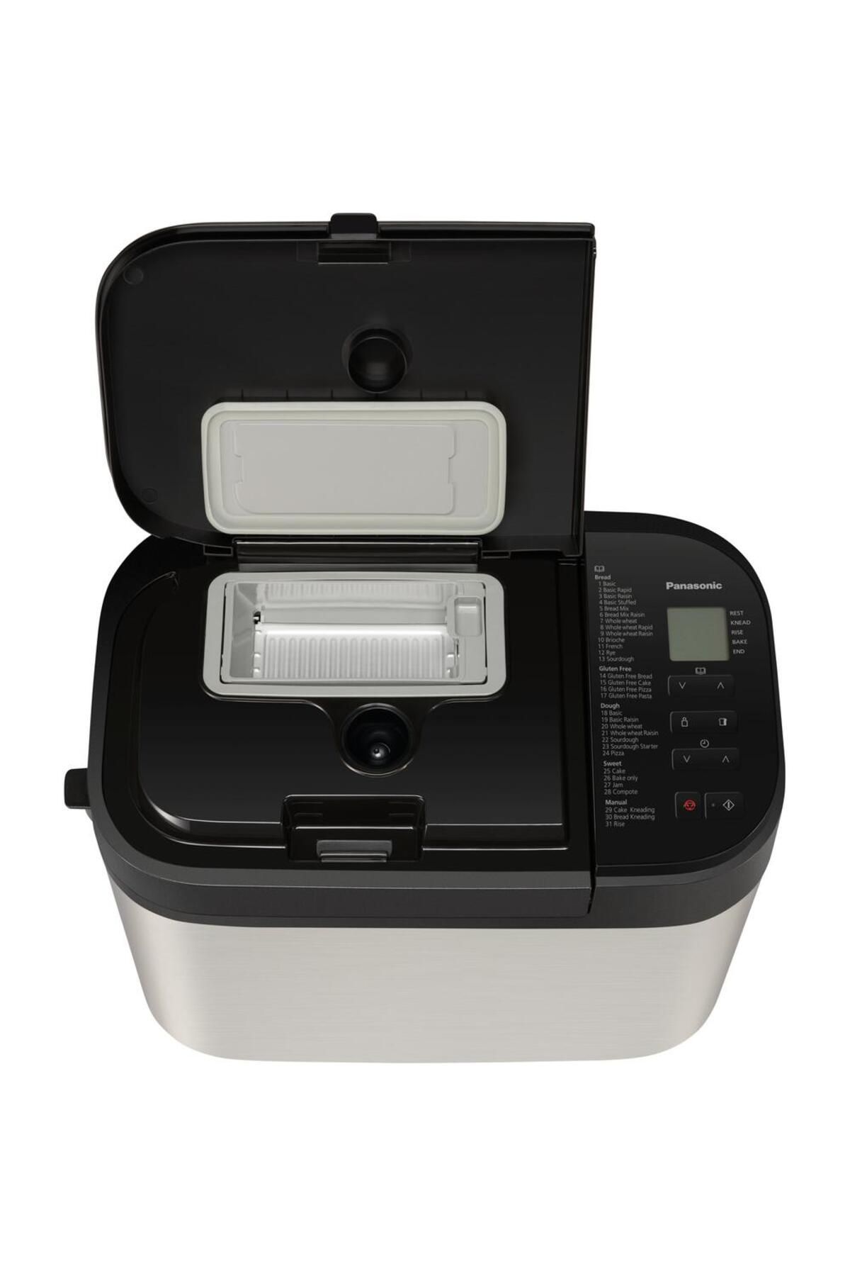 PANASONIC-Masina de paine Panasonic SD-YR2550SXE, Display LCD, 31 programe (4 programe fara gluten), Argintiu 11