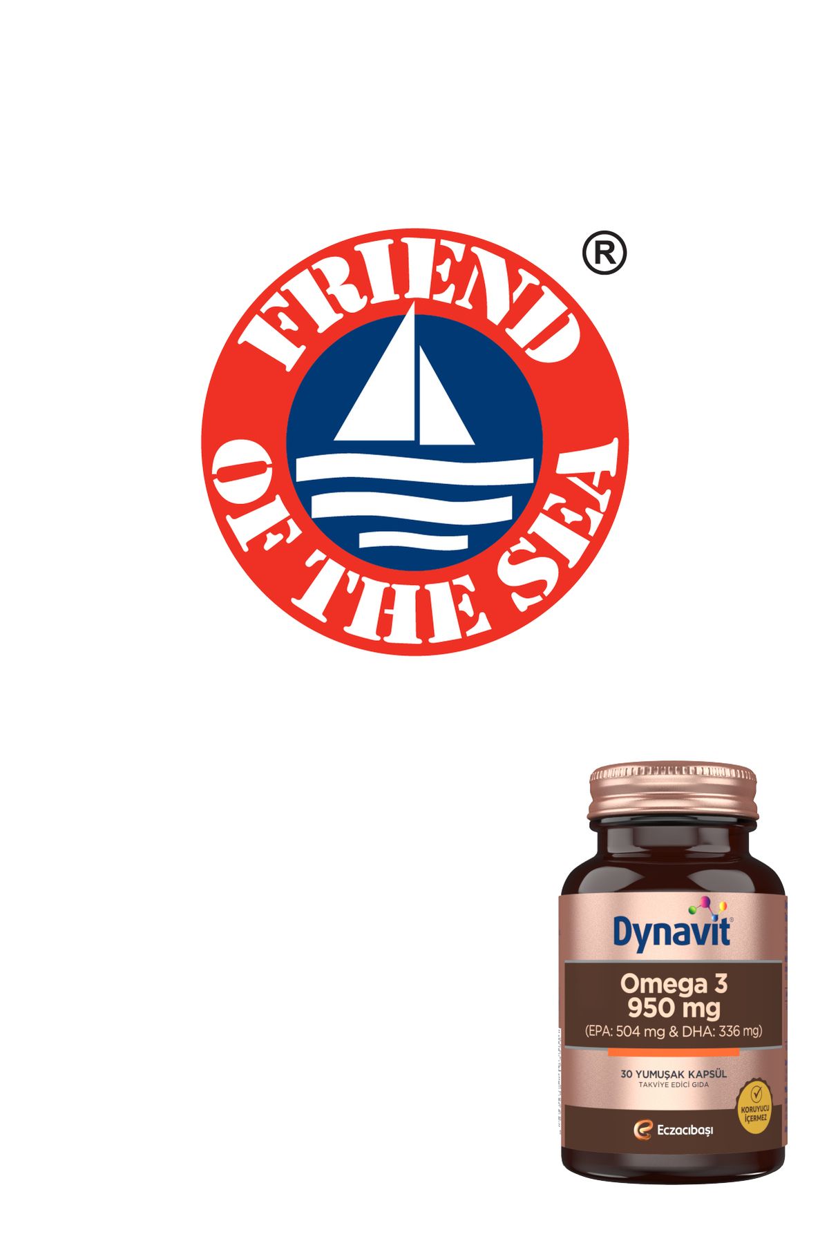 Dynavit-أوميجا 3 950 مجم 30 كبسولة ناعمة × 2 مكمل عالي EPA وDHA 6