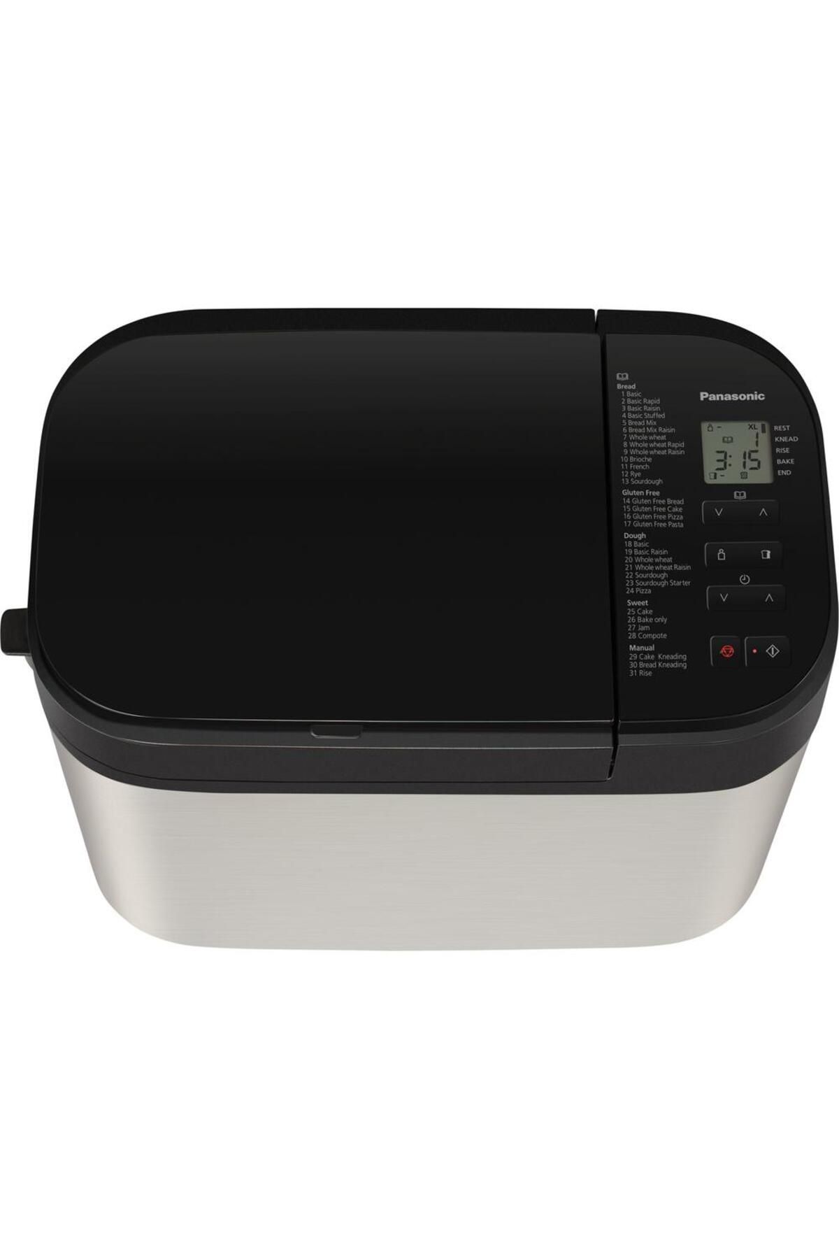 PANASONIC-Masina de paine Panasonic SD-YR2550SXE, Display LCD, 31 programe (4 programe fara gluten), Argintiu 4