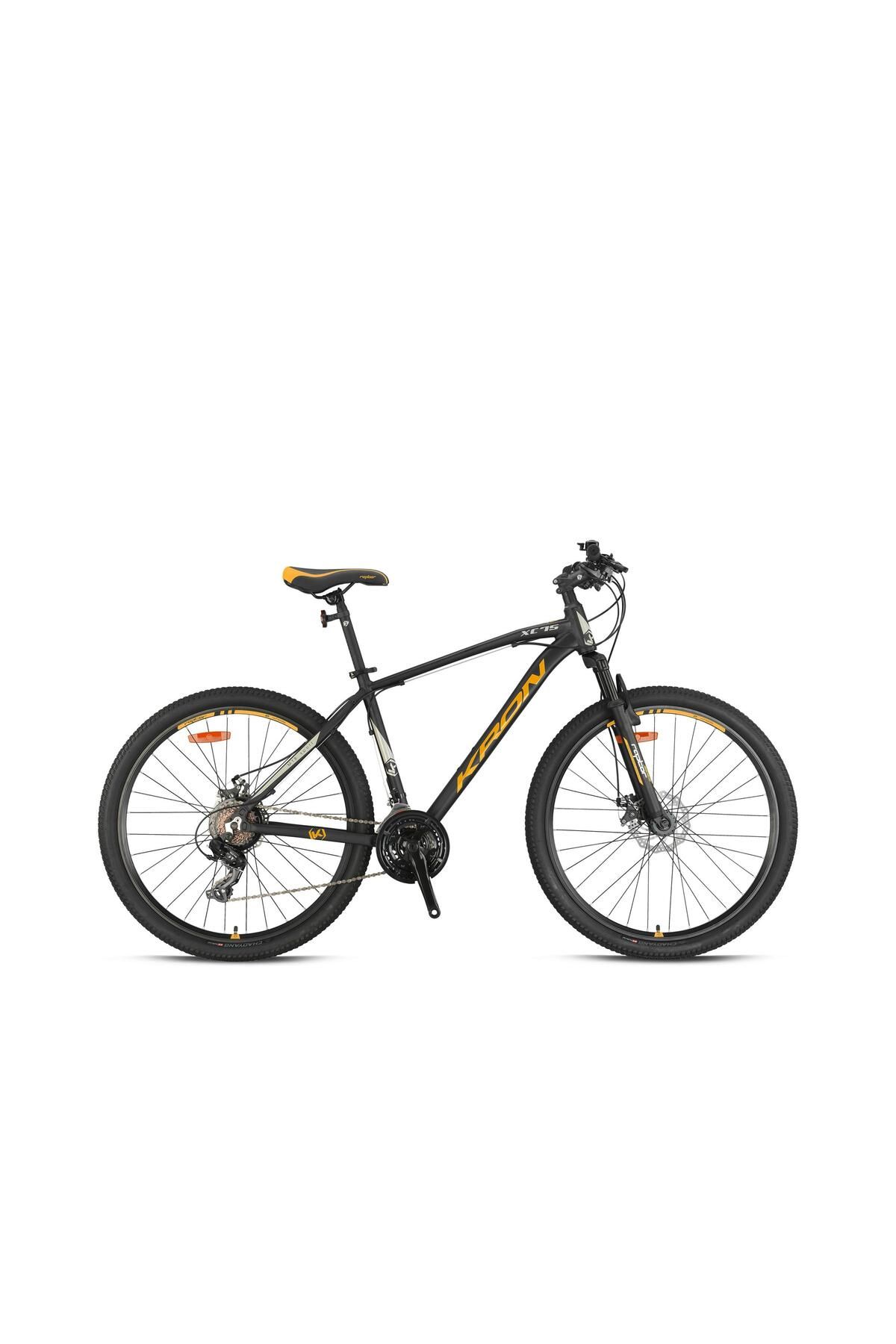 Kron Xc 75 - 27.5 Mtb - 18' - 21 Vites - V.b. - Mat Siyah-neon Turuncu/bej