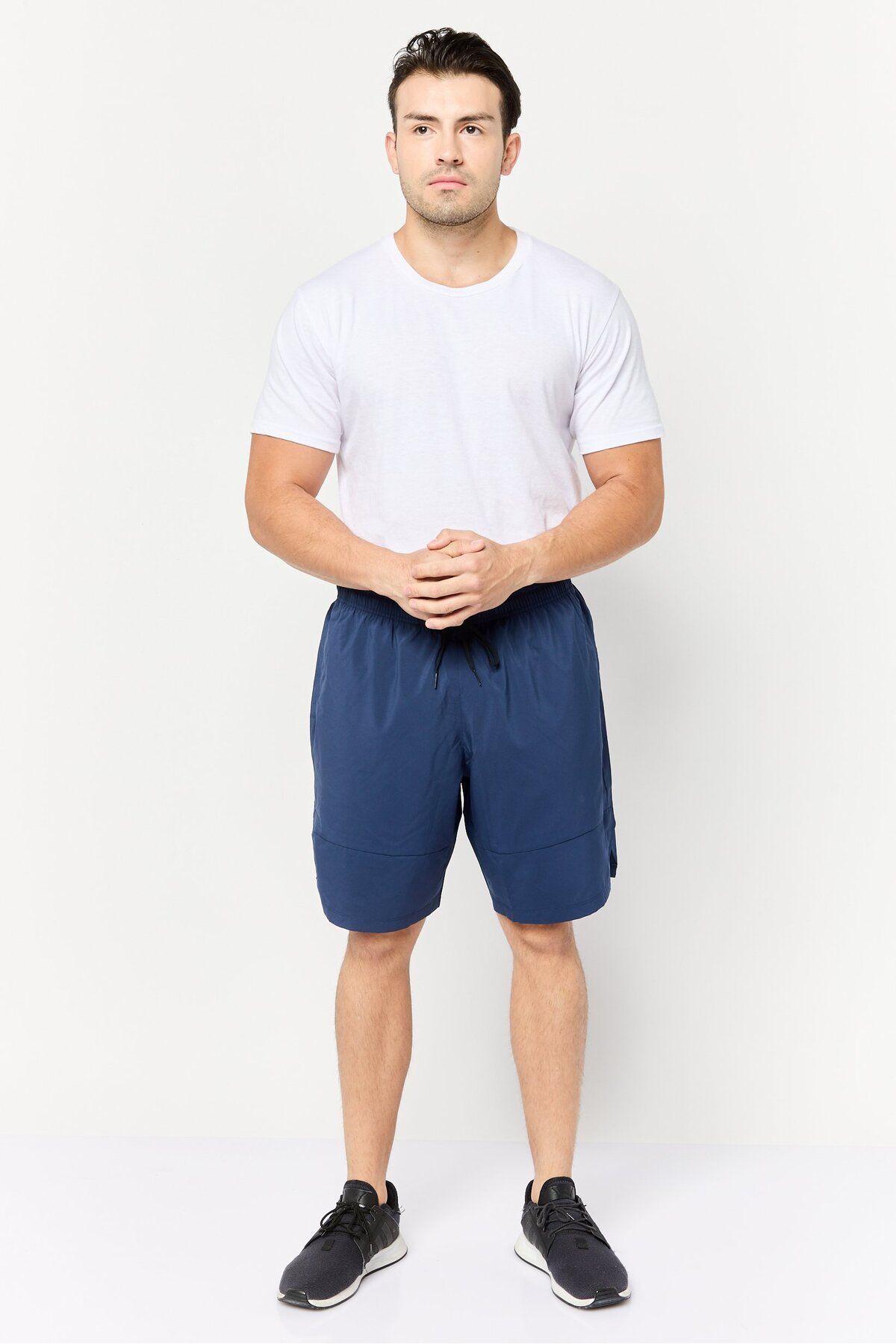 New Balance-Men Sportswear Fit Training Shorts, Navy 2