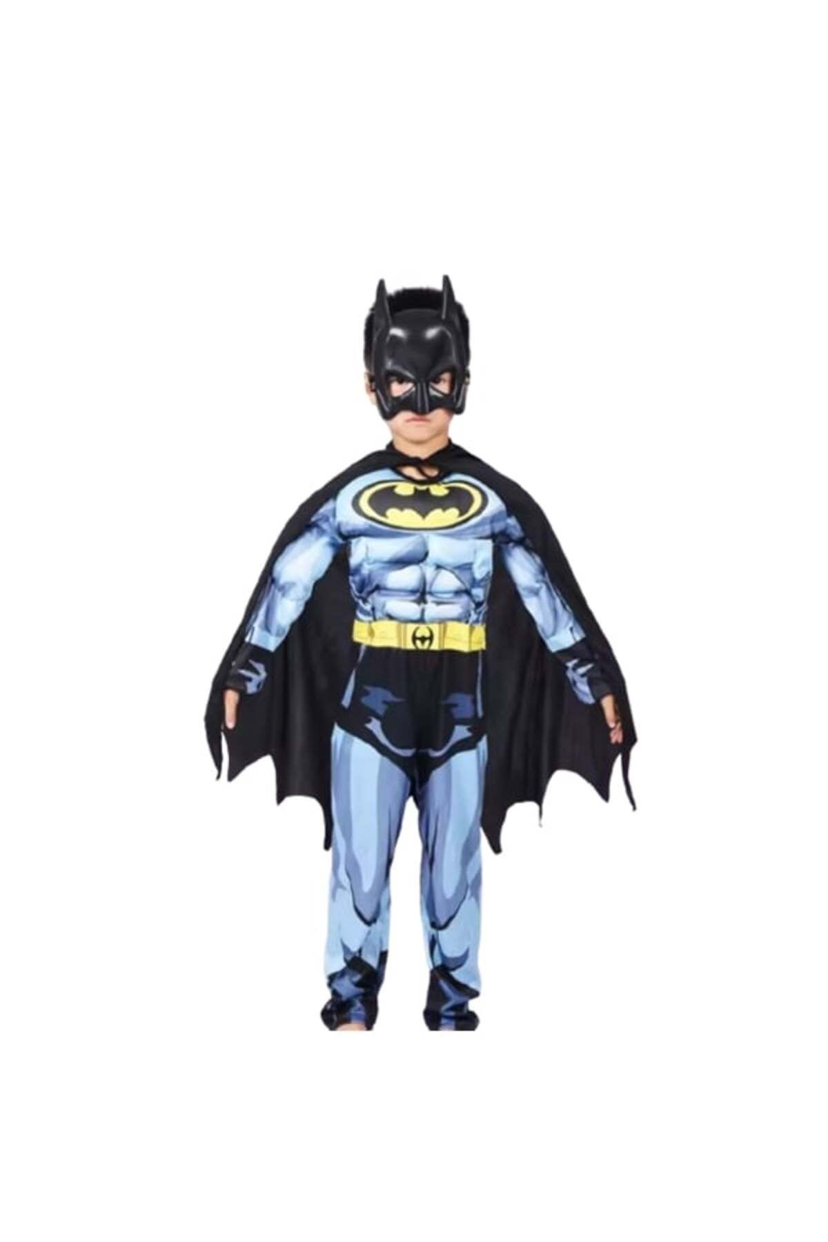 Depox-Batman Costume Set With Muscles And Led Mask, M, 5-7 Years, 110-120 Cm 2