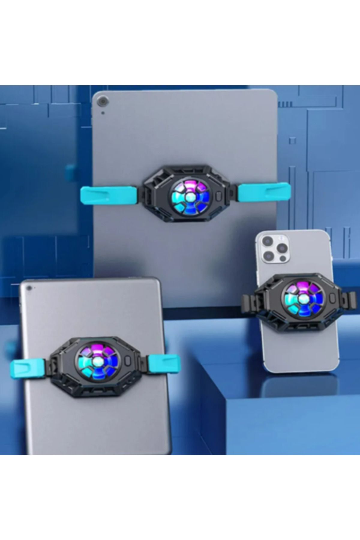 Datastar Tablet Cep Telefonu Radyatörlü RGB Telefon Soğutucu Fan