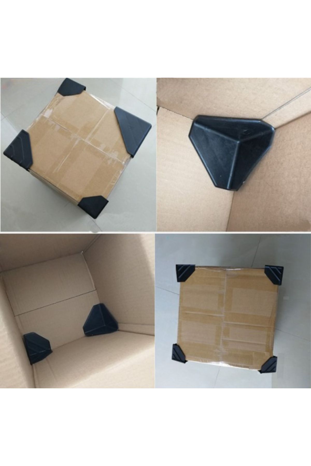 Empria-Set Of Box Corner Protectors, Anti-collision, , 50 Pieces, 7.4x7.4x7.4x0.1 Cm 3