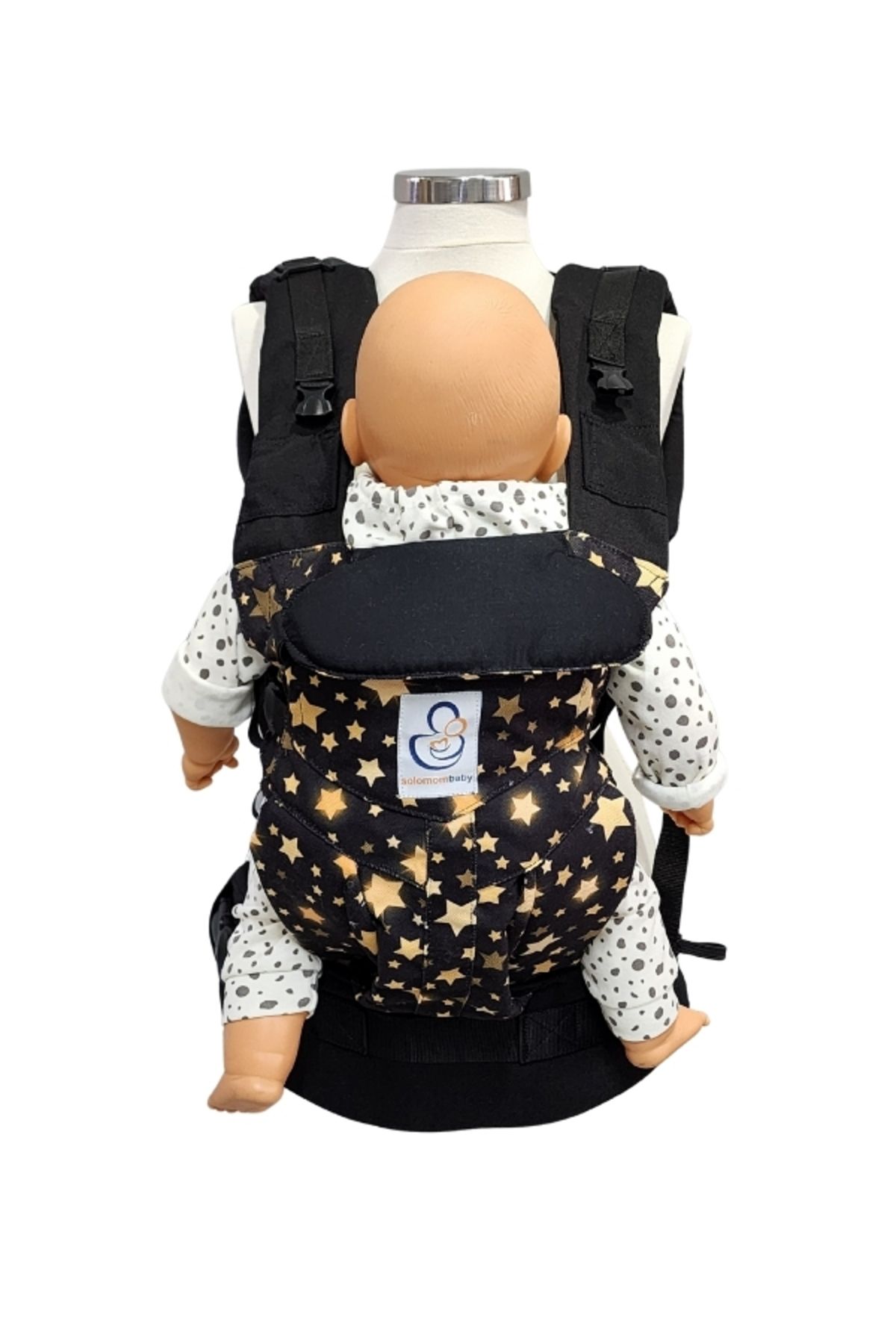 SolomomBaby Yaldızlı Yıldızlar 360 Her Yöne Ergonomik Kanguru