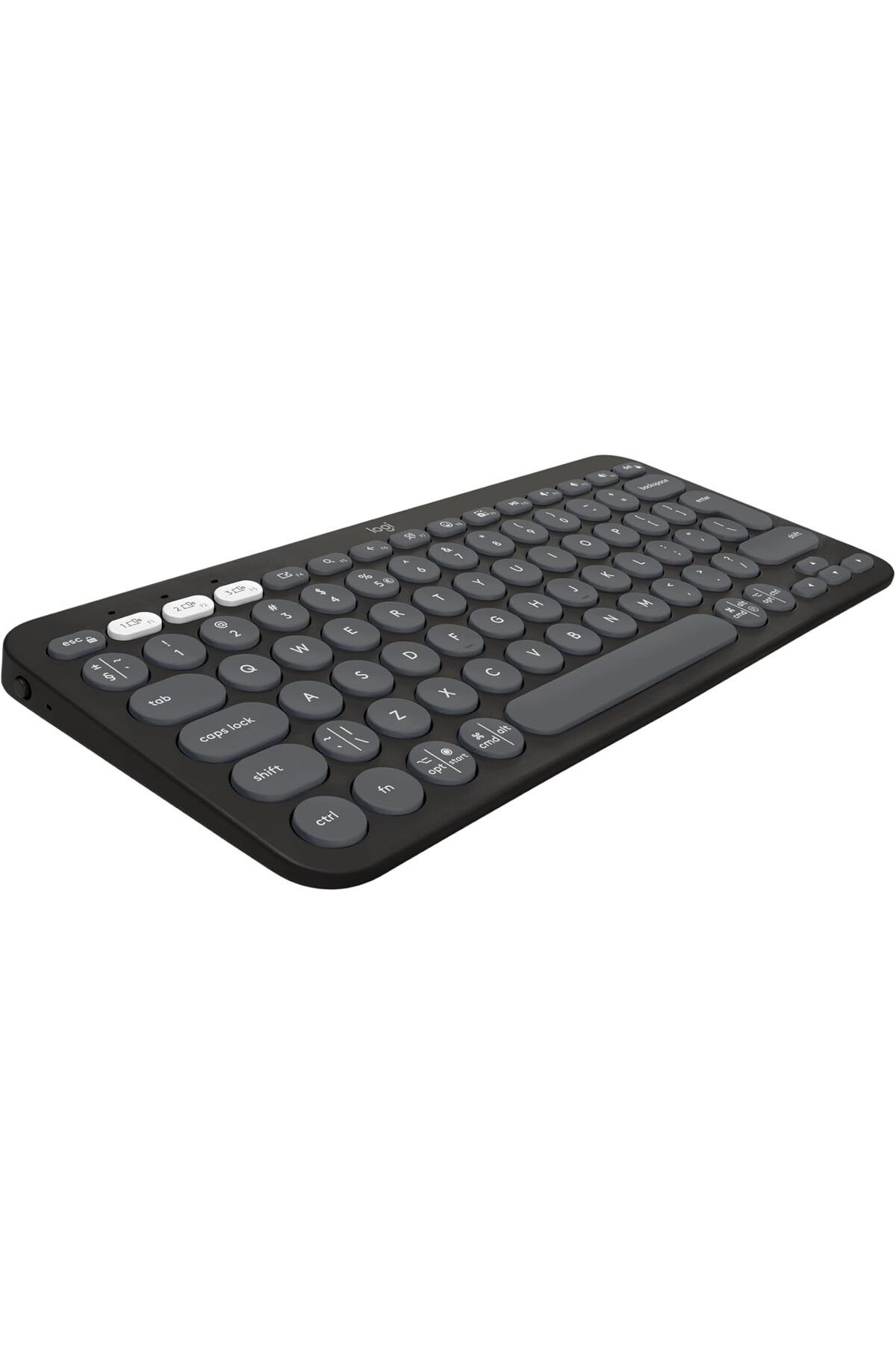 STOREMAX ELZ Pebble Keys 2 K380s Kablosuz Klavye, Çoklu Cihaz Özellikli, Kişiselleştirilebilir Kısa Yoll