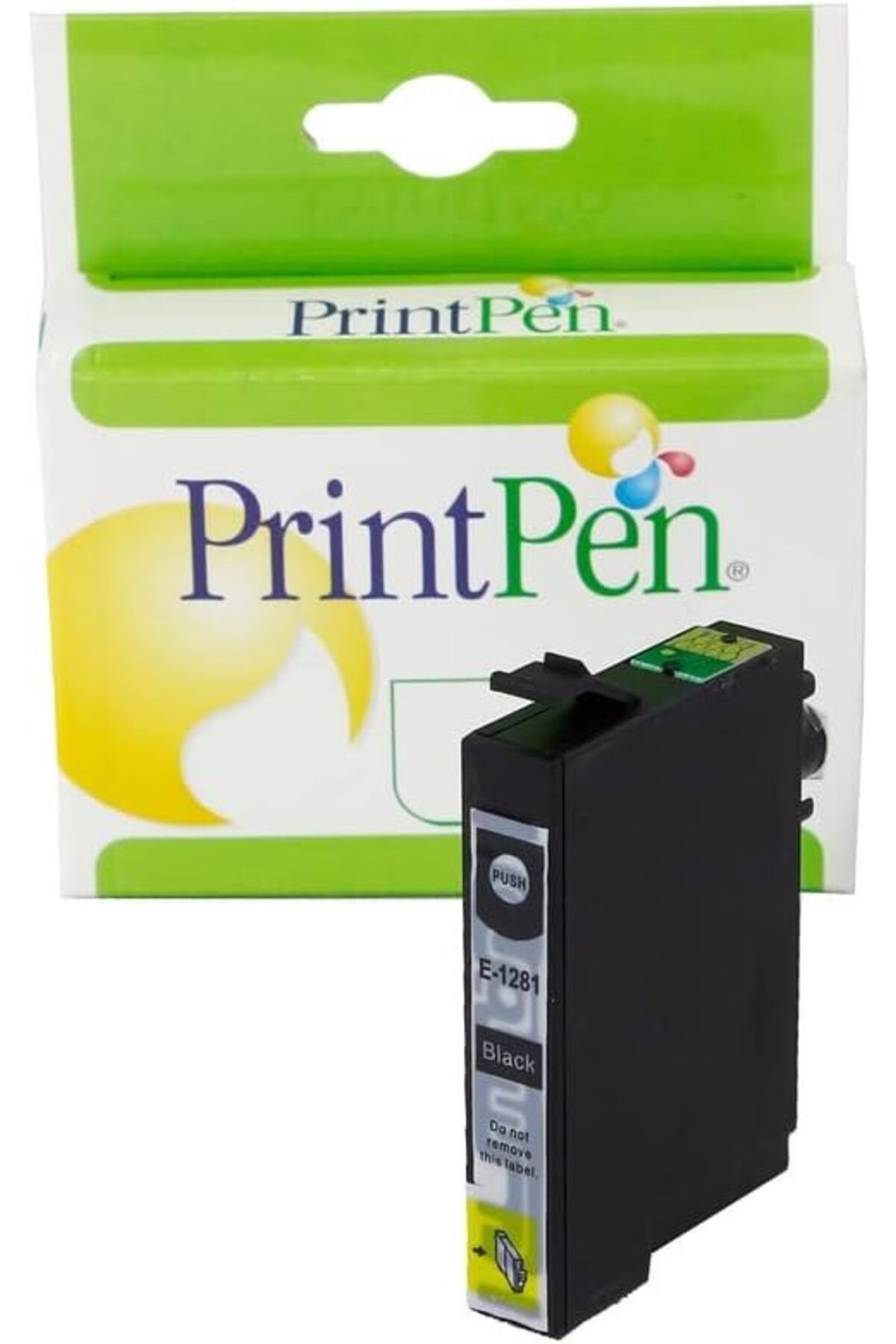 Mu Art Ahşap Mrt EPSON T1281XL Siyah Yüksek Kapasite (15ml.) Muadil Mürekkep Kartuşu Art 871301