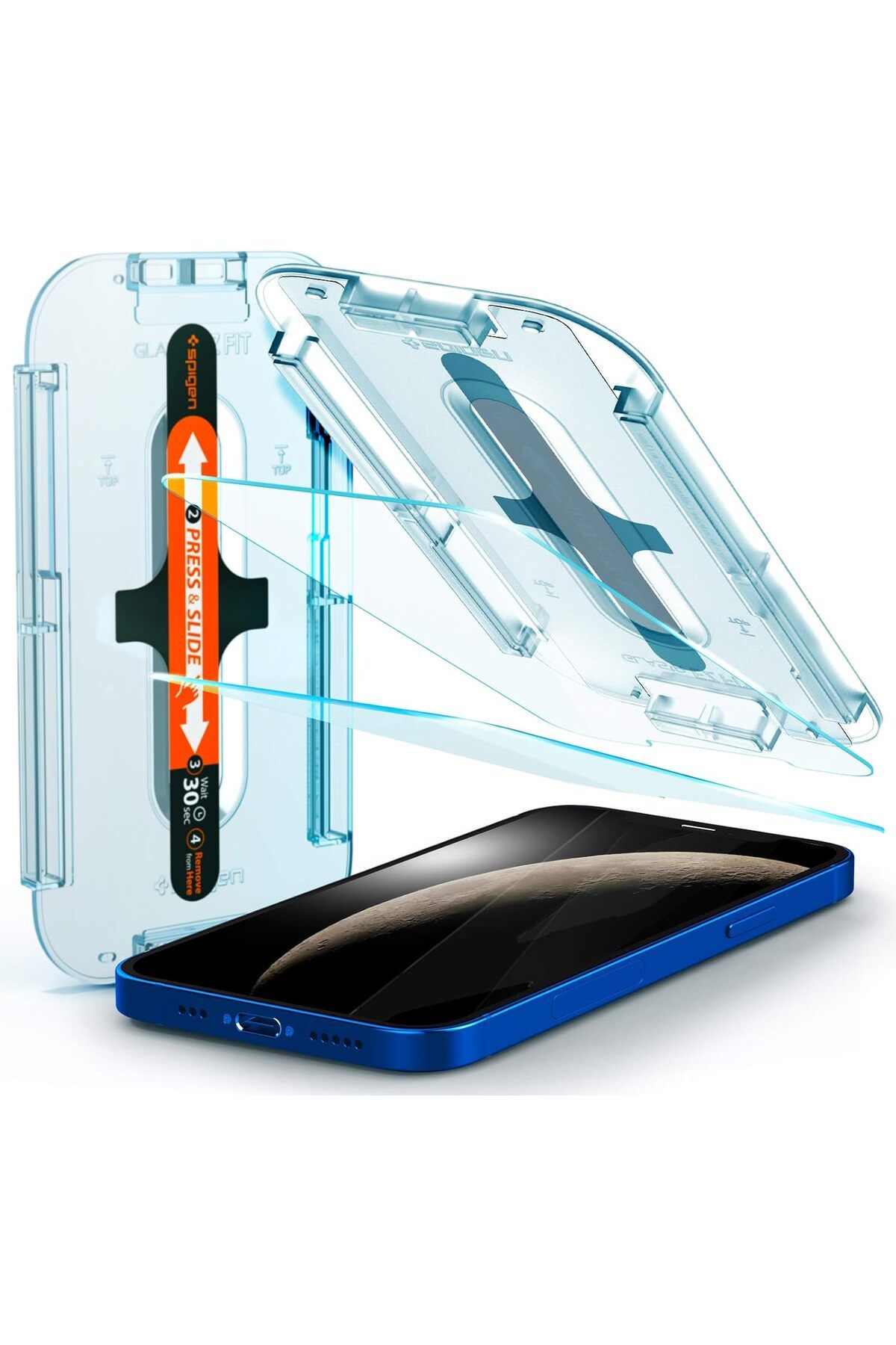 STOREMAX OZN iPhone 12 / iPhone 12 Pro Cam Ekran Koruyucu Kolay Kurulum Glas.tR EZ Fit (2 Adet) - AGL01801 OZ