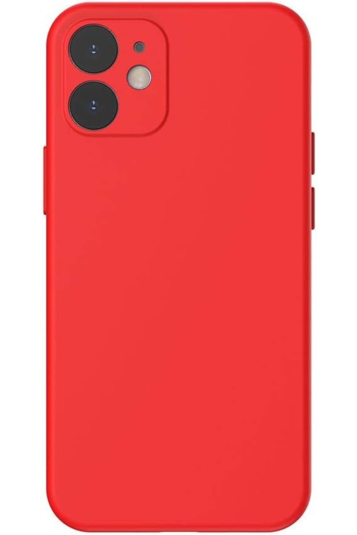 STOREMAX OZN Liquid Gel, iPhone 12 Mini Cep Telefonu Kılıfı, Kırmızı OZNstre 1094633