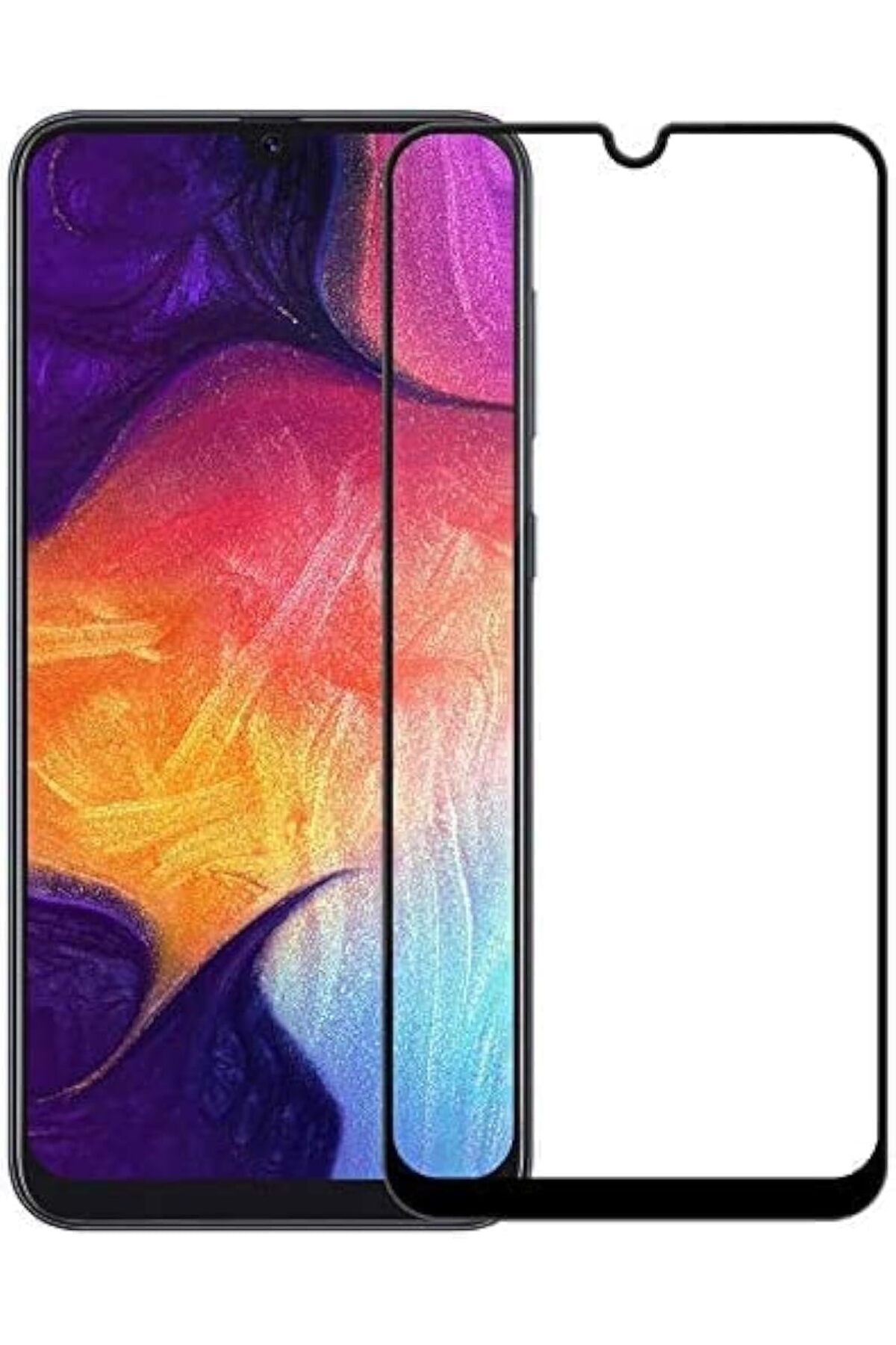 STOREMAX OZN Trend A13 için Ekranı Tam kaplayan Full Cam 5D Ekran Koruyucu Kırılmaz Cam Full Cover Tam k