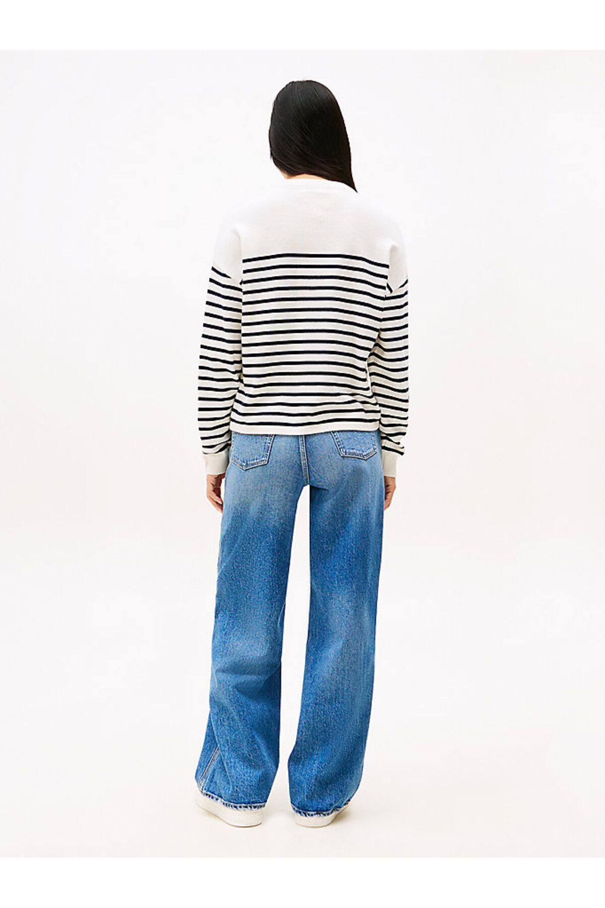Tommy Hilfiger-SWETER UNIWERSYTECKI W PASKI TJW 4