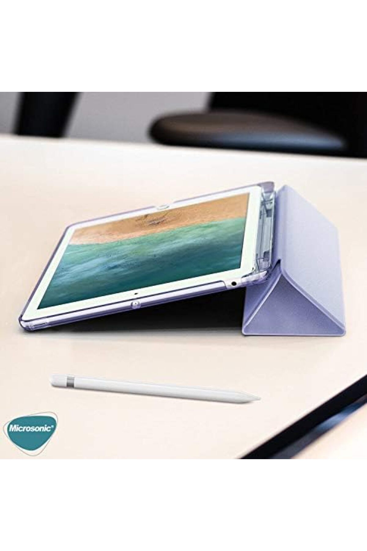 STOREMAX ELZ iPad Air 13 2025 Kılıf (A3268-A3269) Origami Pencil Siyah [iPad Air 13 2025 ile Uyumlu Kılıf