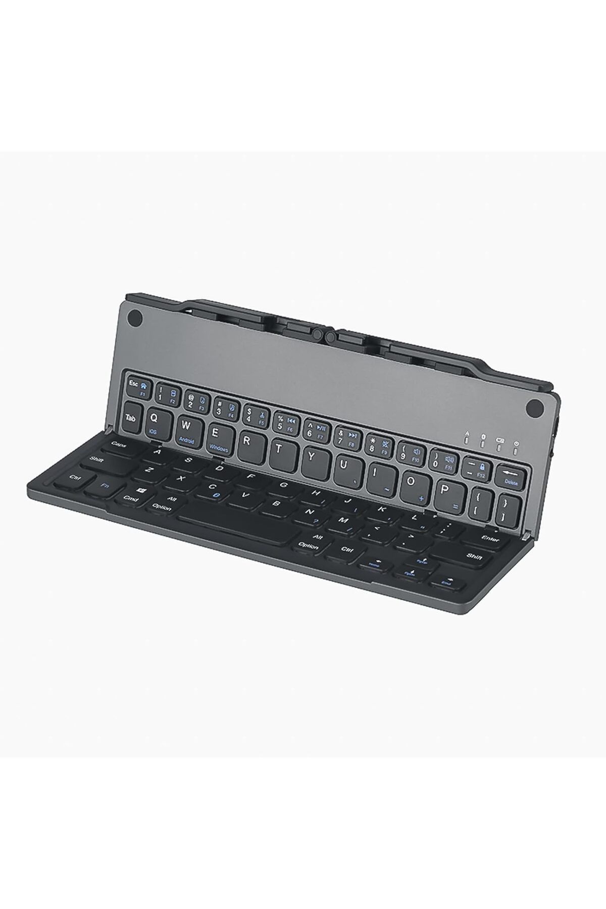 STOREMAX Ezg SEVEN Bluetooth Katlanabilir Klavye, Standlı ve Taşınabilir, Windows iOS Android iPhone ve Ta