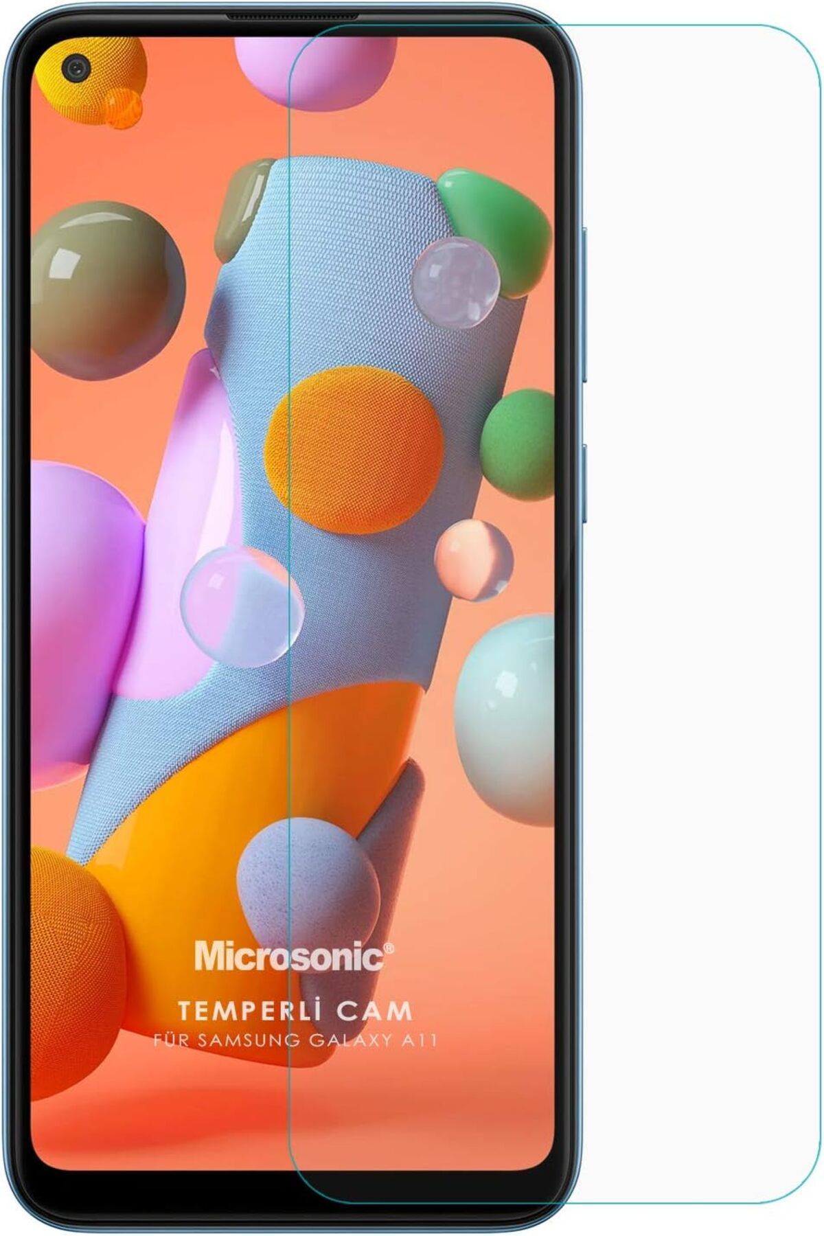 Mu Art Ahşap Mrt Galaxy A11 Temperli Cam Ekran Koruyucu Art 871301