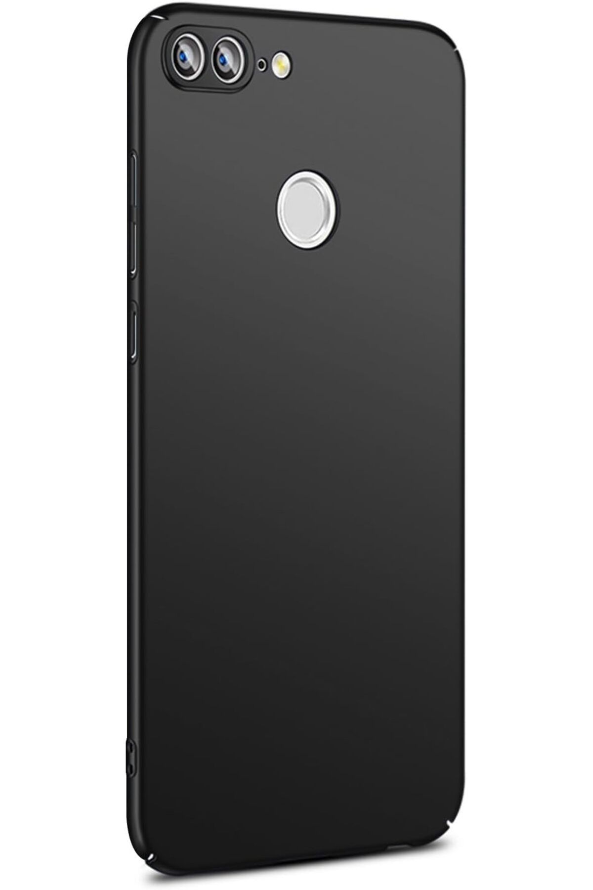 STOREMAX ELZ Honor 9 Lite Uyumlu Sert Rubber Silikon Kılıf (Siyah) FRNTR 1127478