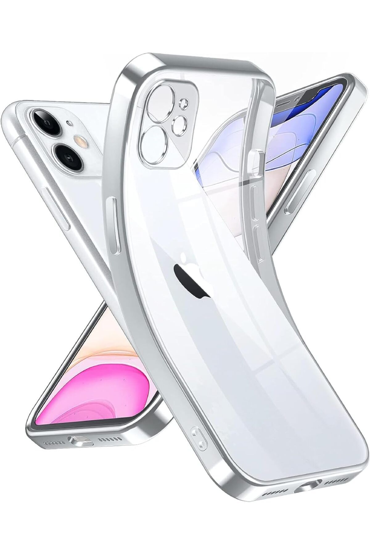 STOREMAX OZN İPhone 12 Kamera Korumalı Şeffaf Silikon Kılıf OZNstre 1094633