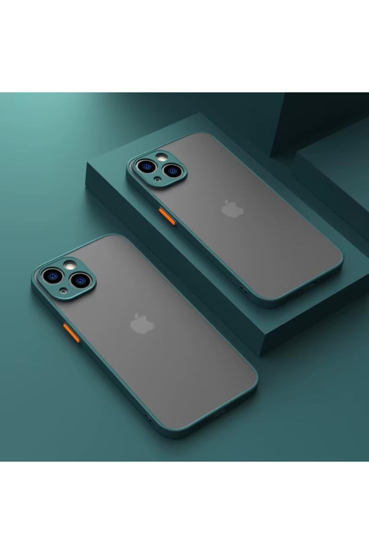 STOREMAX GİYİM & AKSESUAR İphone 13 (6.1) Renkli Tuşlu Business Kamera Korumalı TPU Kılıf (YEŞİ