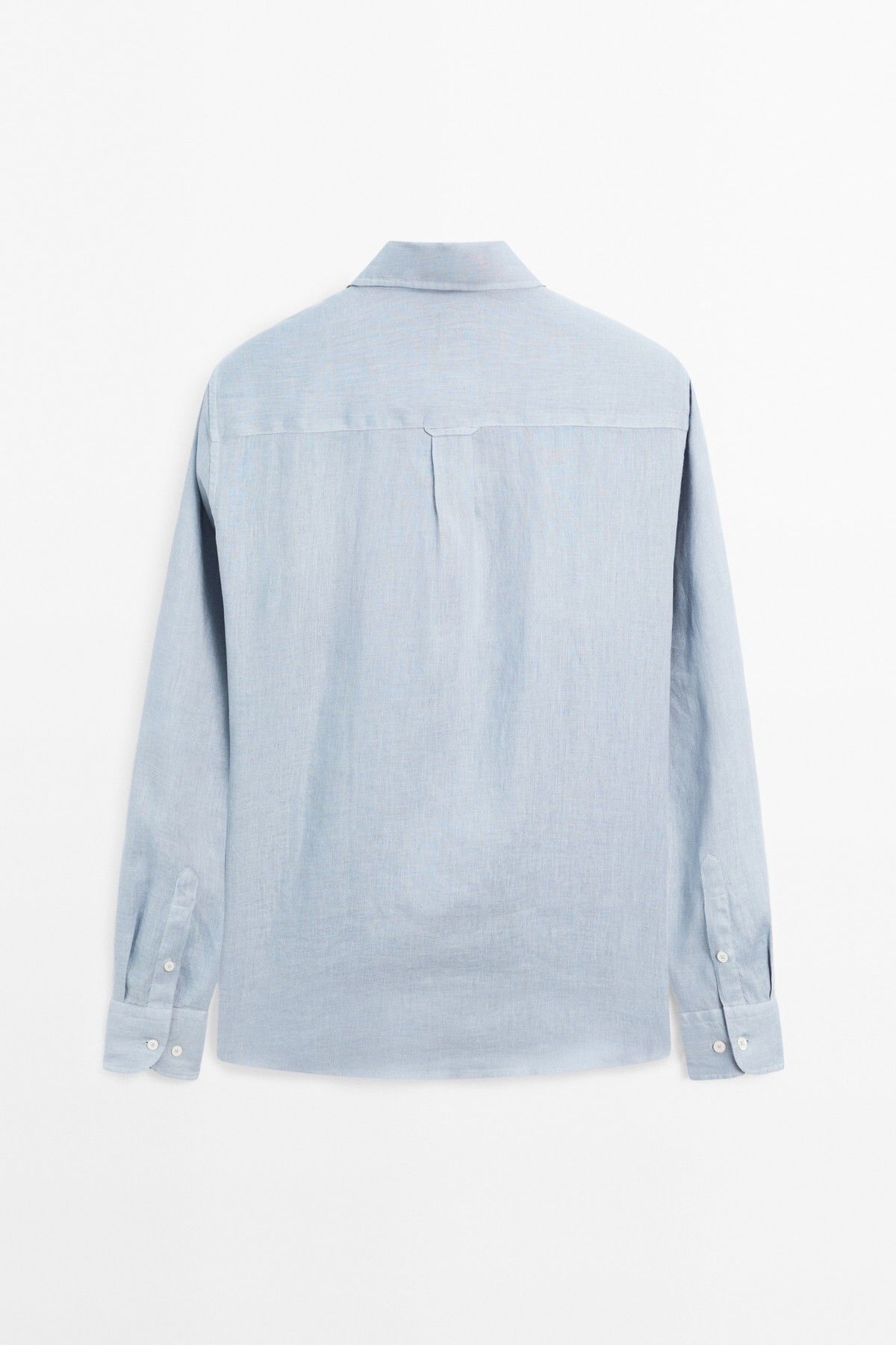 %100 keten regular fit gömlek - 7